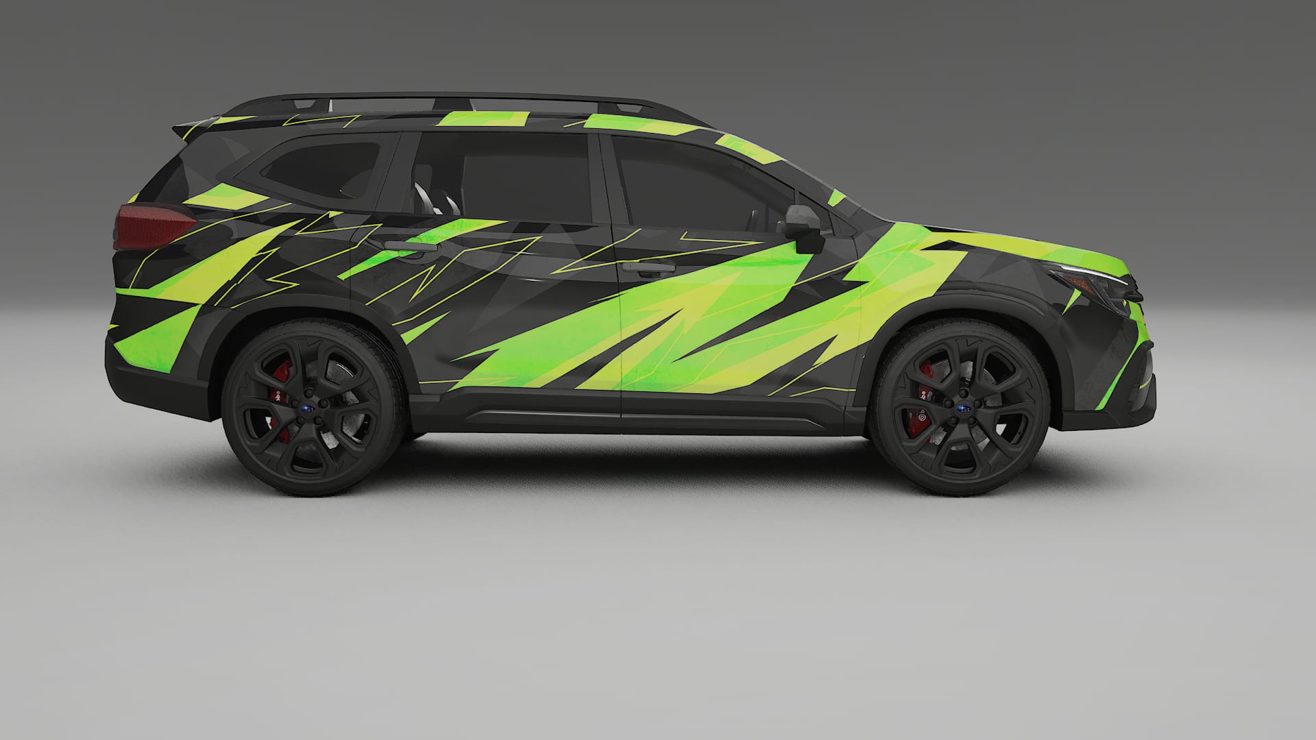 Subaru Ascent BT facelift LCI NINJA TURTLES – Design-Wrap PPF-Kit aus bedruckbarer Polyurethanfolie