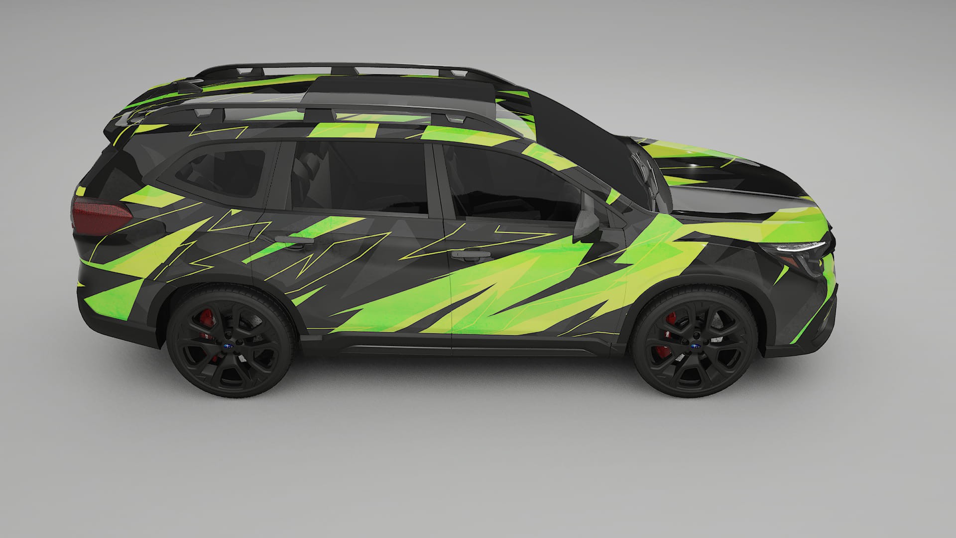 Subaru Ascent BT facelift LCI NINJA TURTLES Designed Wrap PPF Kit – Printable Polyurethane Film