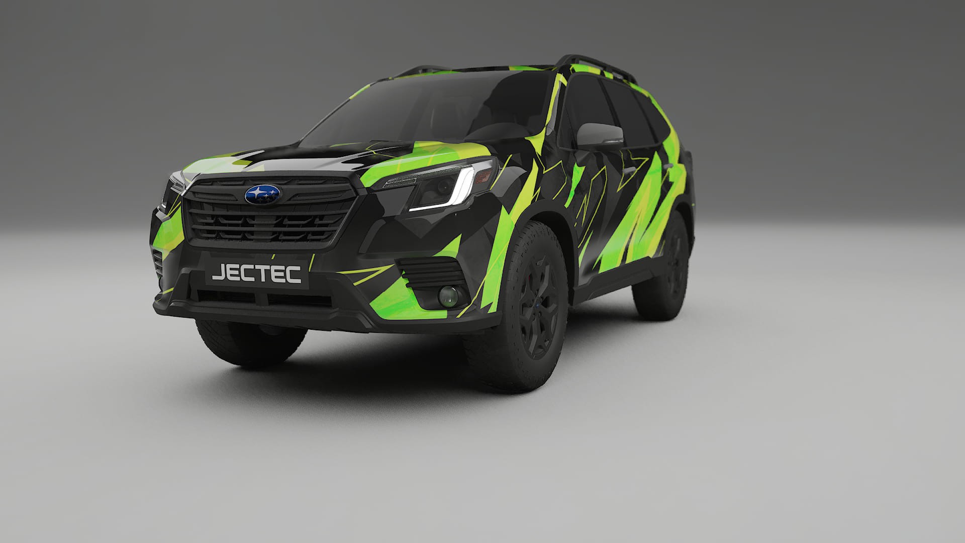 Subaru Forester V SK facelift LCI NINJA TURTLES – Design-Wrap PPF-Kit aus bedruckbarer Polyurethanfolie