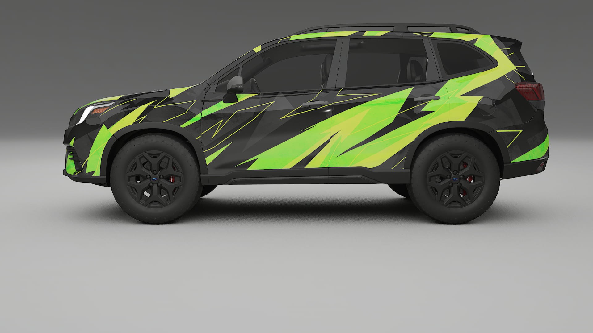 Subaru Forester V SK facelift LCI NINJA TURTLES Designed Wrap PPF Kit – Printable Polyurethane Film