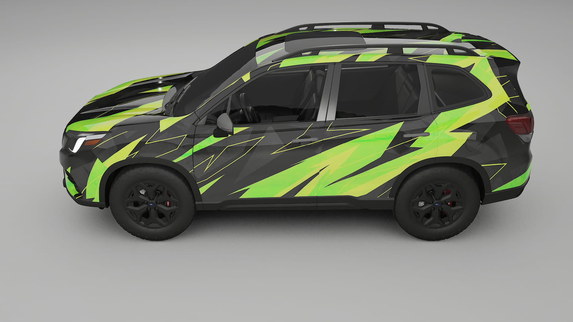 Subaru Forester V SK facelift LCI NINJA TURTLES Designed Wrap PPF Kit – Printable Polyurethane Film