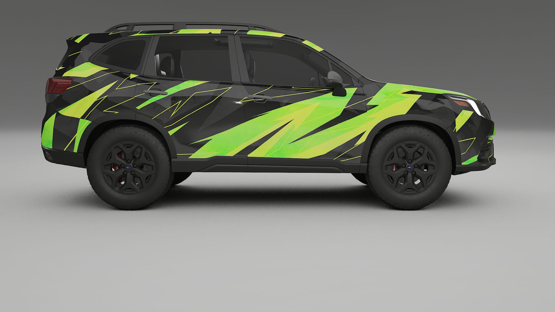 Subaru Forester V SK facelift LCI NINJA TURTLES Designed Wrap PPF Kit – Printable Polyurethane Film