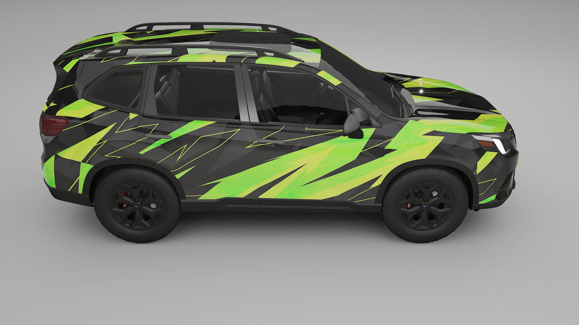 Subaru Forester V SK facelift LCI NINJA TURTLES Designed Wrap PPF Kit – Printable Polyurethane Film