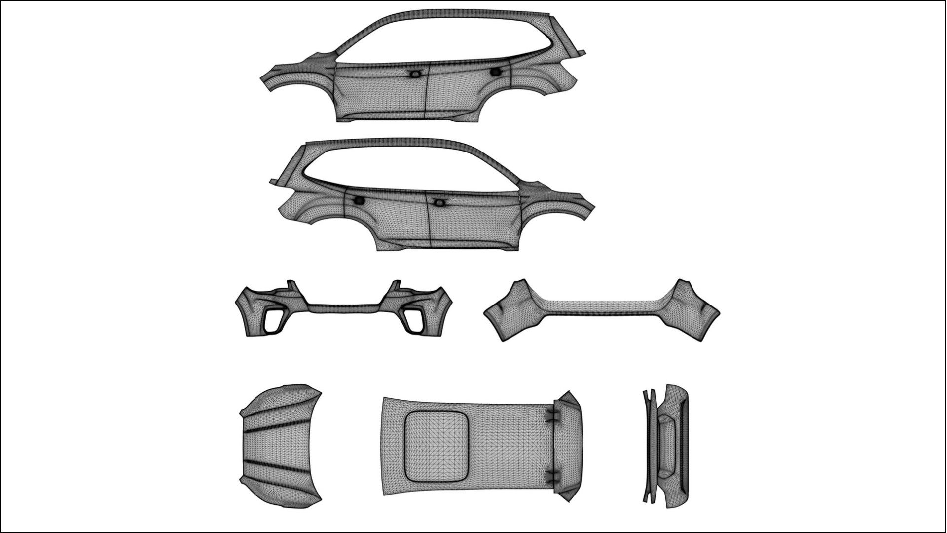 Subaru Forester V SK prefacelift pre-LCI NINJA TURTLES Designed Wrap PPF Kit – Printable Polyurethane Film 2
