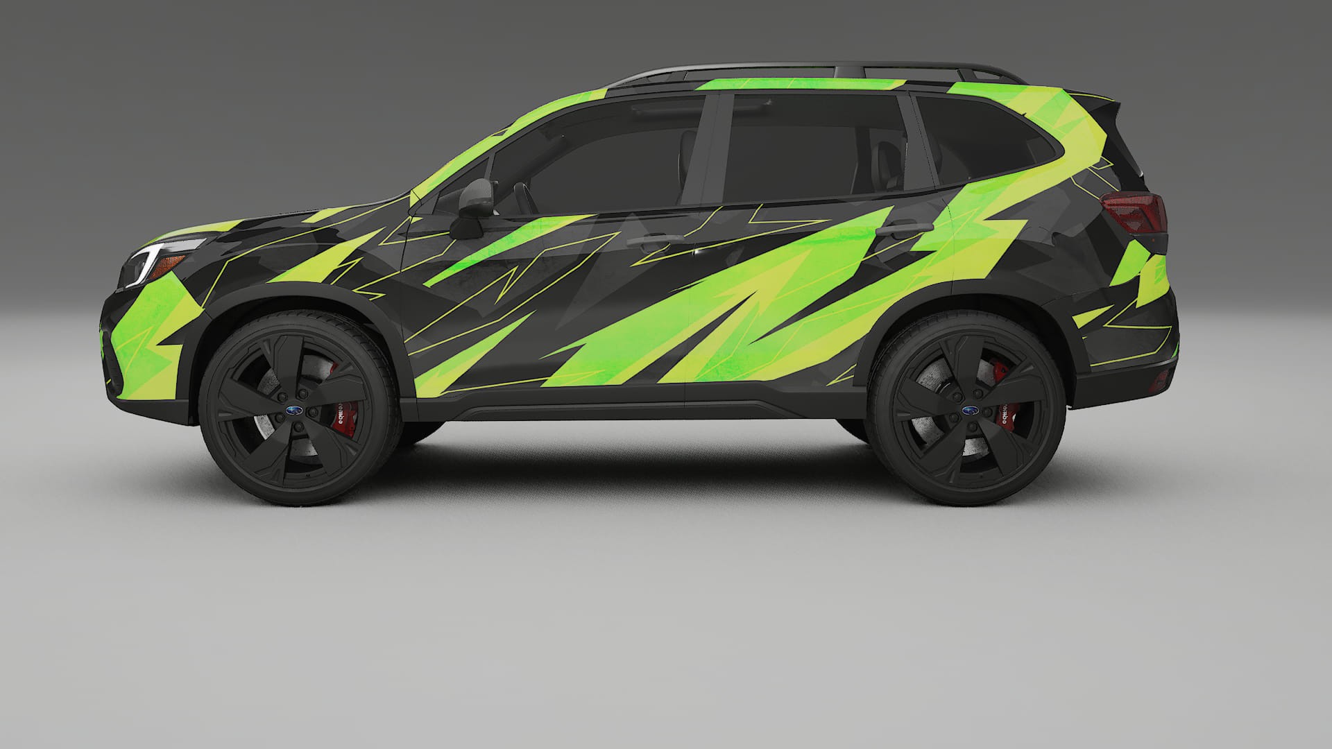 Subaru Forester V SK prefacelift pre-LCI NINJA TURTLES Designed Wrap PPF Kit – Printable Polyurethane Film
