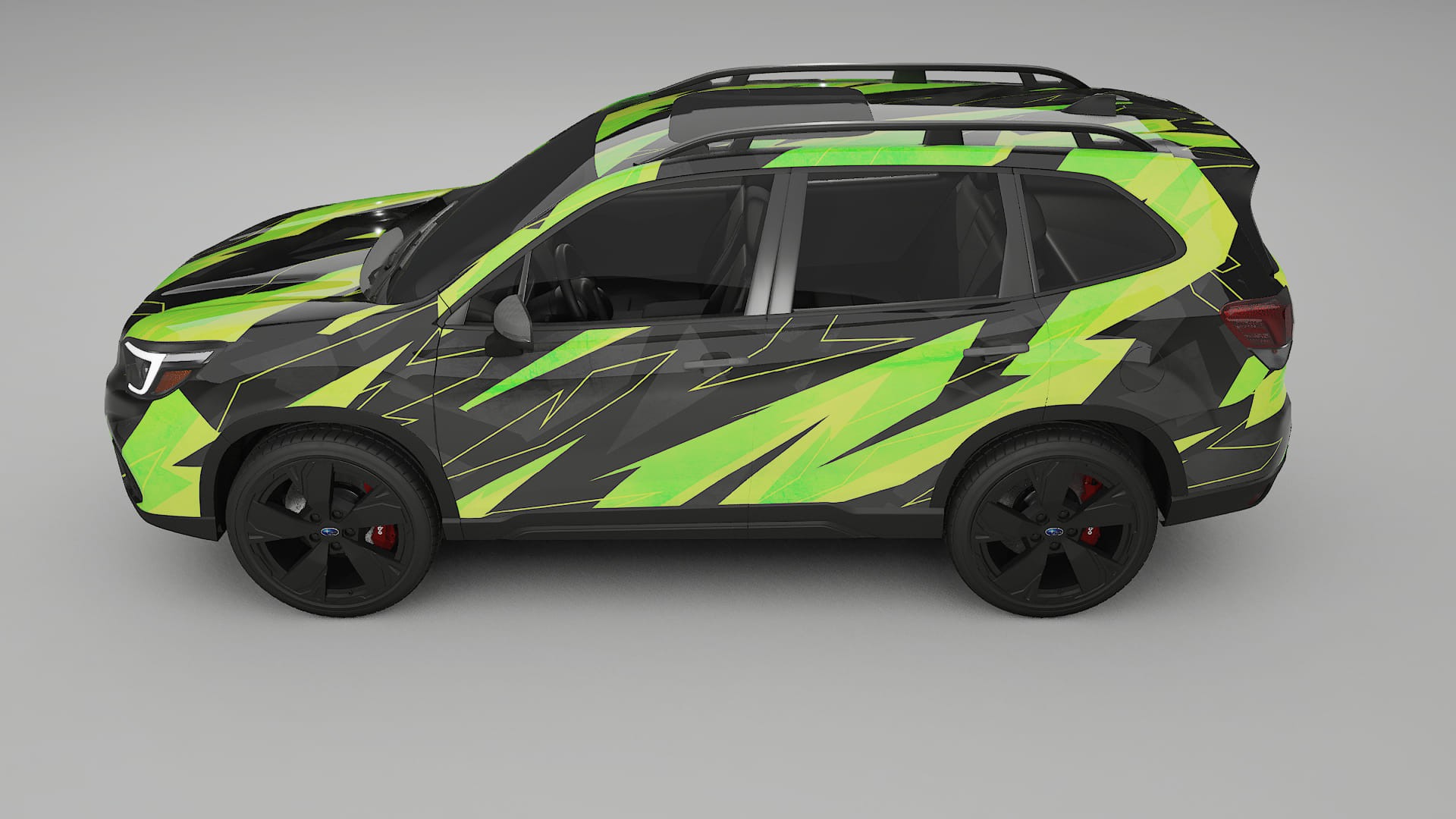 Subaru Forester V SK prefacelift pre-LCI NINJA TURTLES Designed Wrap PPF Kit – Printable Polyurethane Film