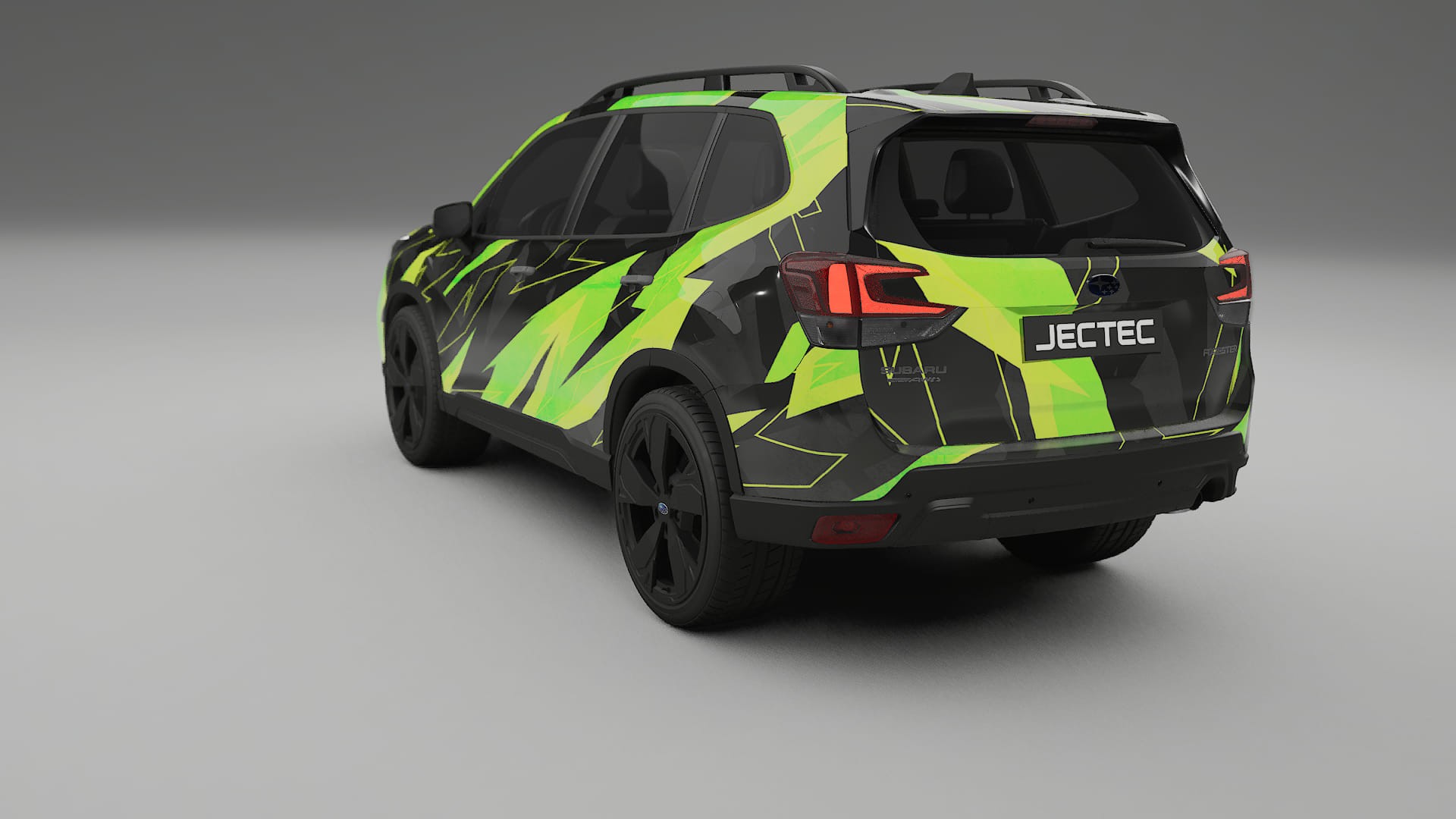 Subaru Forester V SK prefacelift pre-LCI NINJA TURTLES – Design-Wrap PPF-Kit aus bedruckbarer Polyurethanfolie