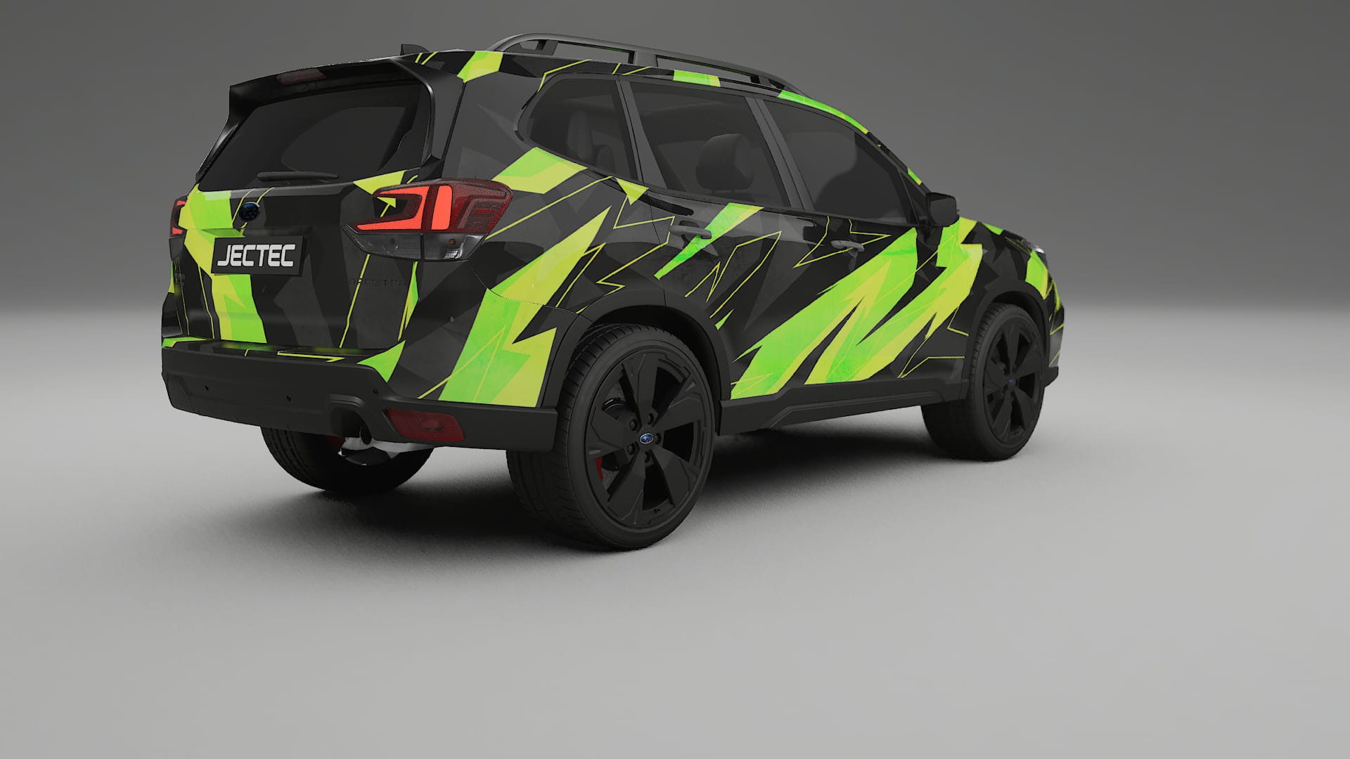 Subaru Forester V SK prefacelift pre-LCI NINJA TURTLES – Design-Wrap PPF-Kit aus bedruckbarer Polyurethanfolie
