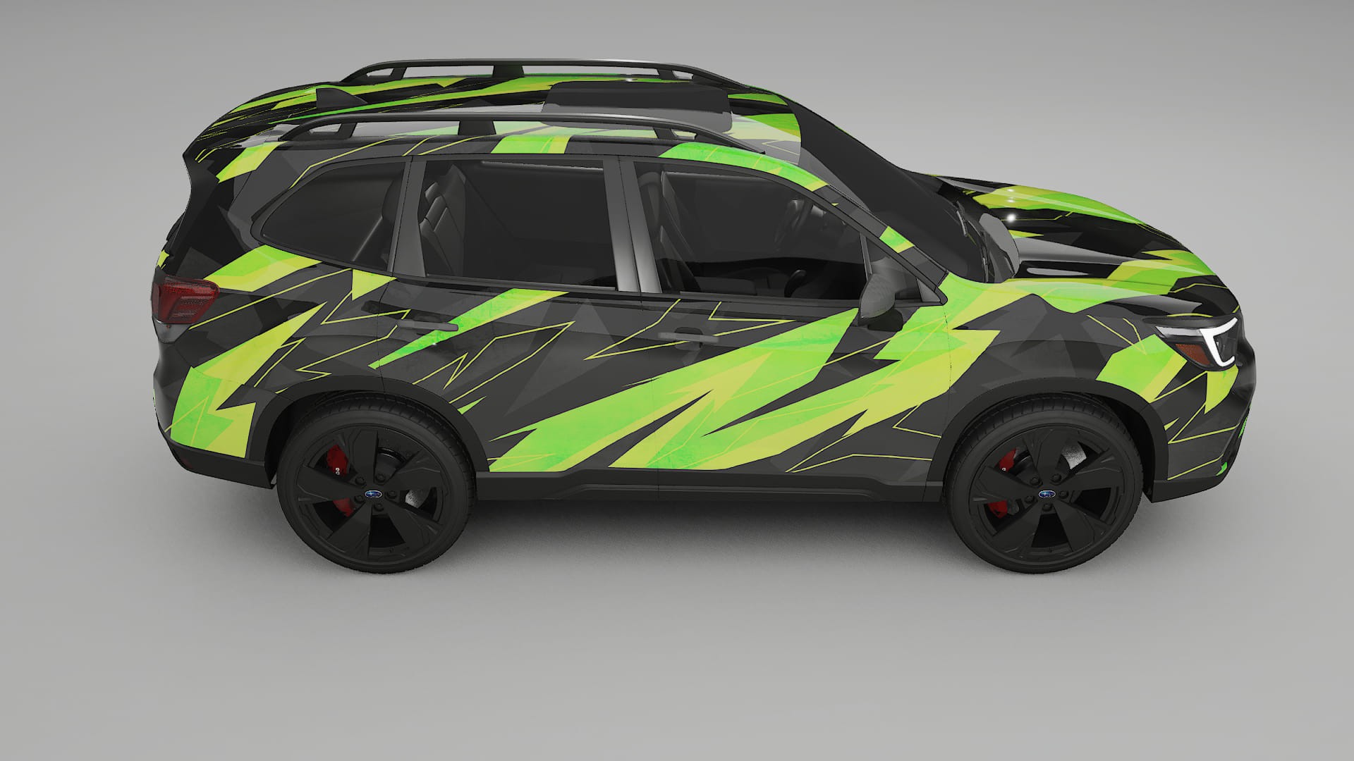 Subaru Forester V SK prefacelift pre-LCI NINJA TURTLES Designed Wrap PPF Kit – Printable Polyurethane Film