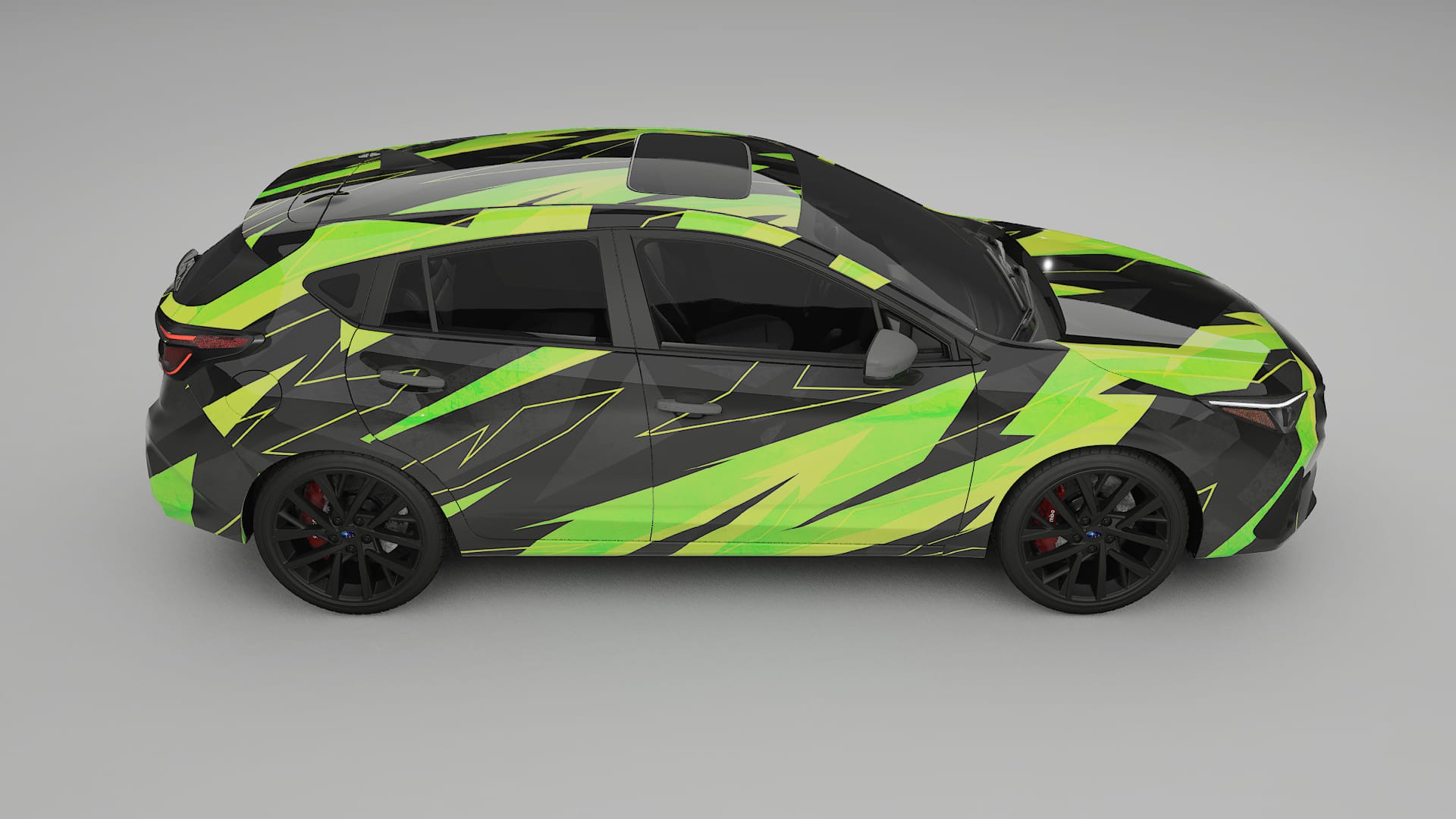 Subaru Impreza GU NINJA TURTLES Designed Wrap PPF Kit – Printable Polyurethane Film