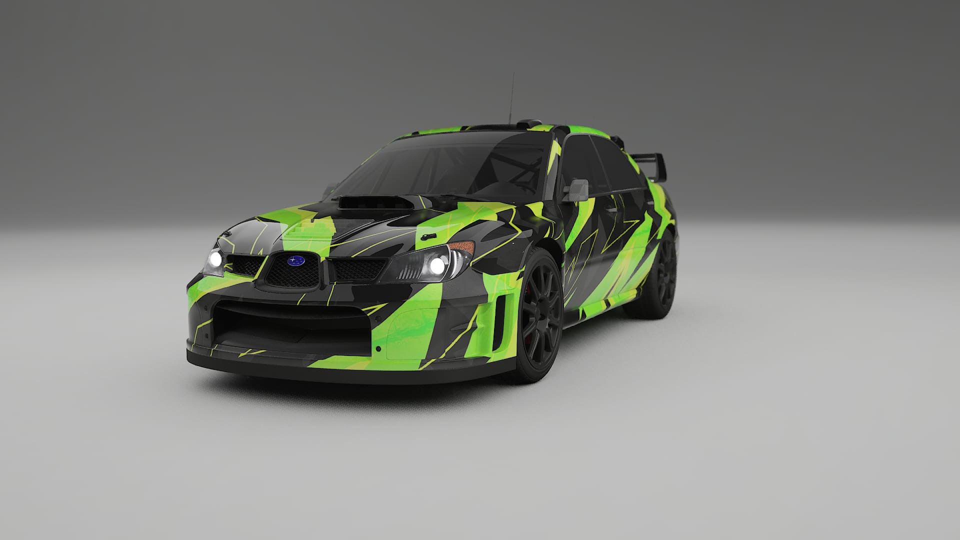 Subaru Impreza WRC GD NINJA TURTLES Designed Wrap PPF Kit – Printable Polyurethane Film