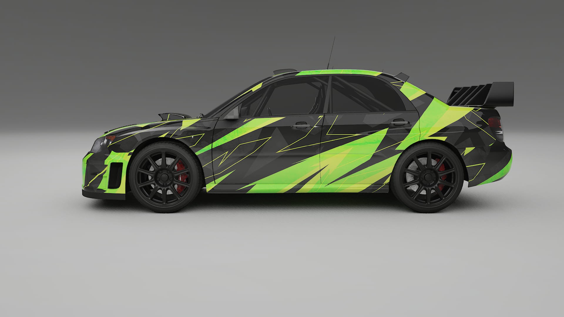 Subaru Impreza WRC GD NINJA TURTLES Designed Wrap PPF Kit – Printable Polyurethane Film