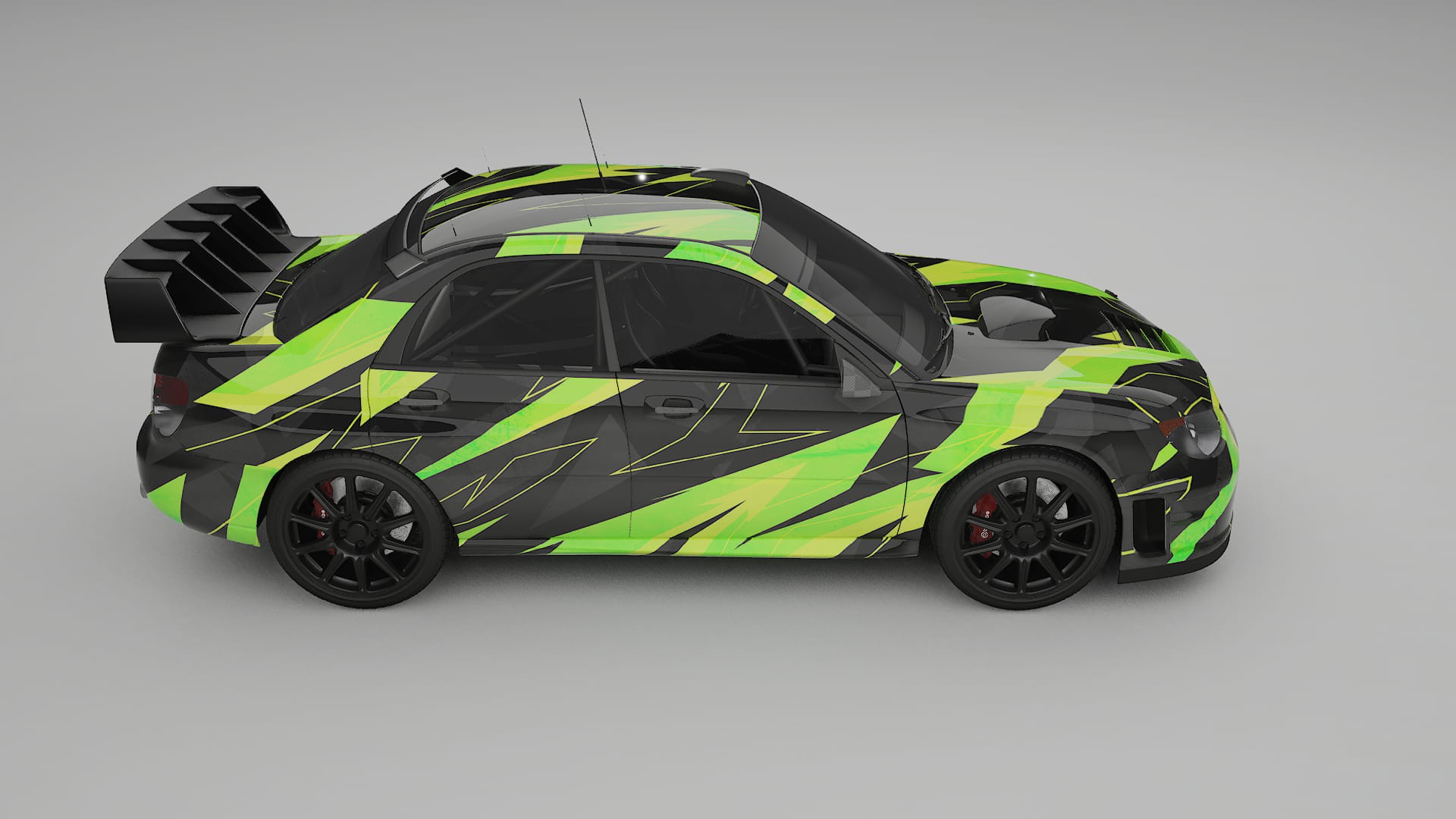 Subaru Impreza WRC GD NINJA TURTLES Designed Wrap PPF Kit – Printable Polyurethane Film