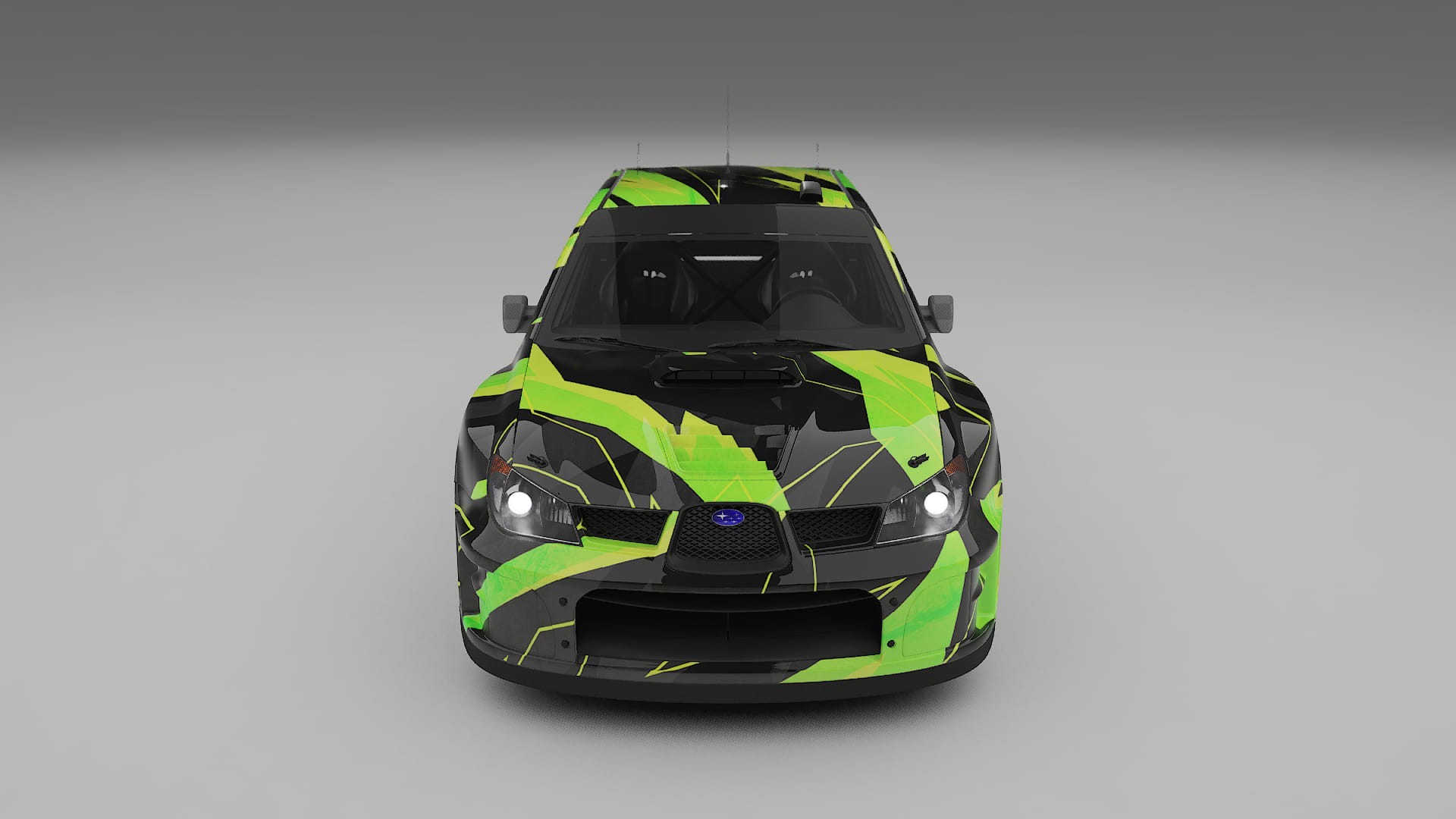 Subaru Impreza WRC GD NINJA TURTLES – Design-Wrap PPF-Kit aus bedruckbarer Polyurethanfolie