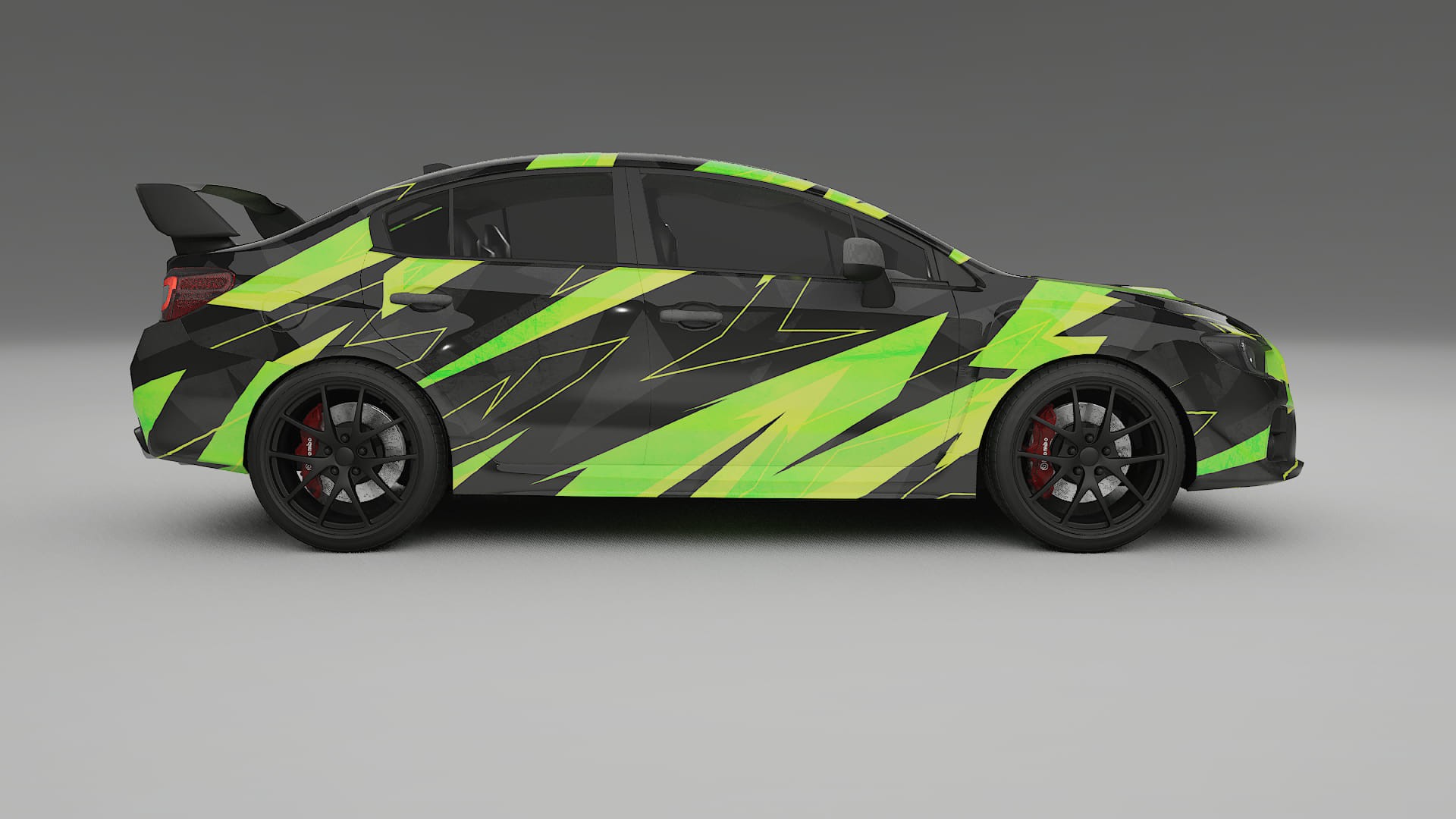 Subaru Impreza WRX Sti VA prefacelift pre-LCI NINJA TURTLES Designed Wrap PPF Kit – Printable Polyurethane Film