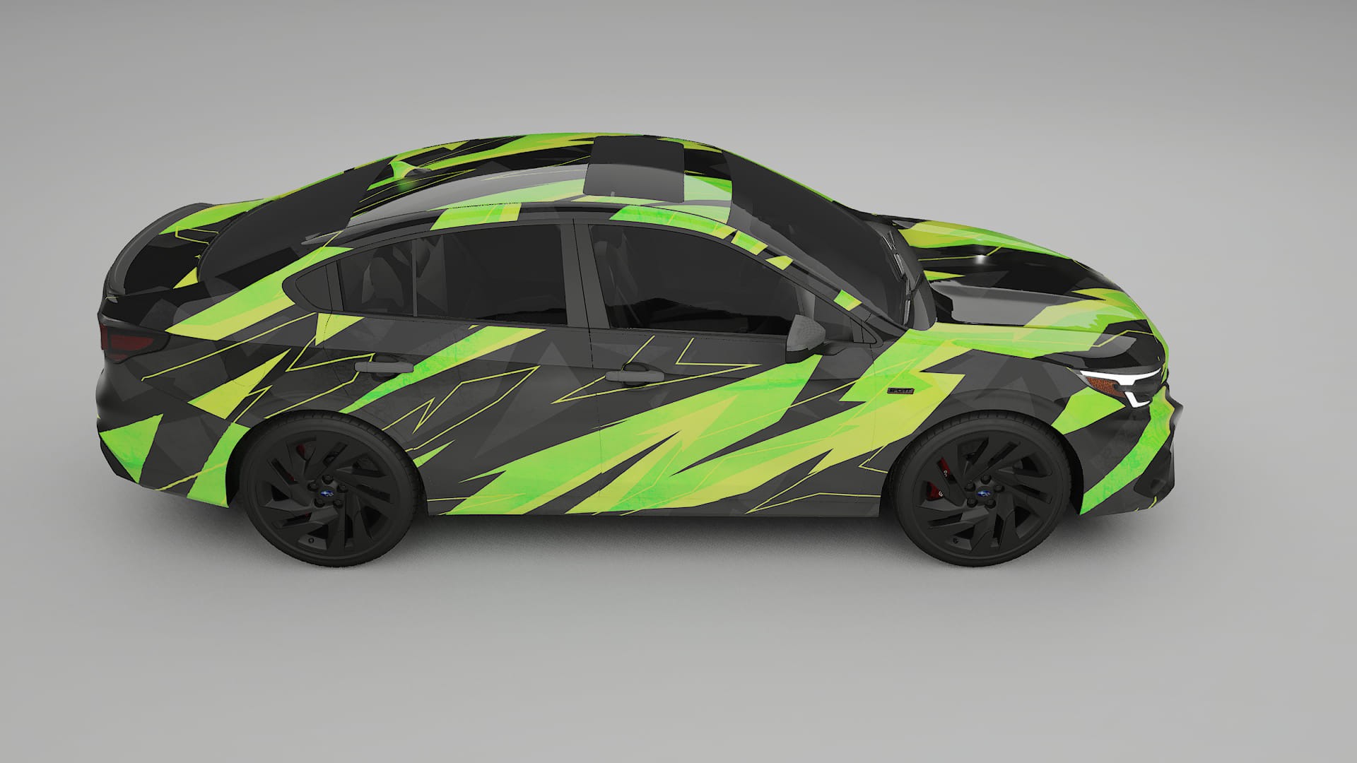 Subaru Legacy BW NINJA TURTLES Designed Wrap PPF Kit – Printable Polyurethane Film