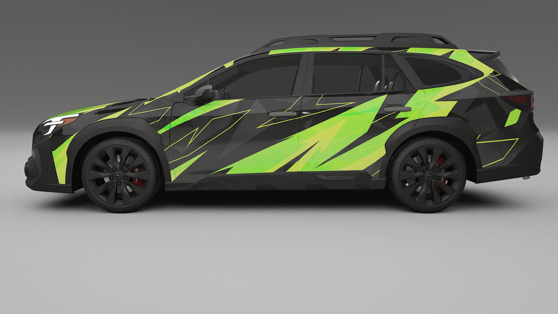 Subaru Outback VI BS facelift LCI NINJA TURTLES – Design-Wrap PPF-Kit aus bedruckbarer Polyurethanfolie