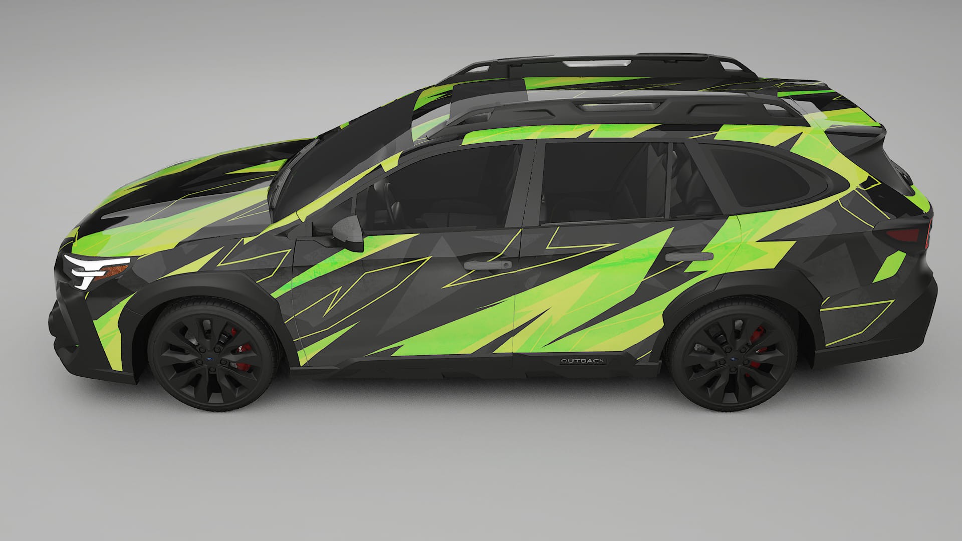 Subaru Outback VI BS facelift LCI NINJA TURTLES Designed Wrap PPF Kit – Printable Polyurethane Film