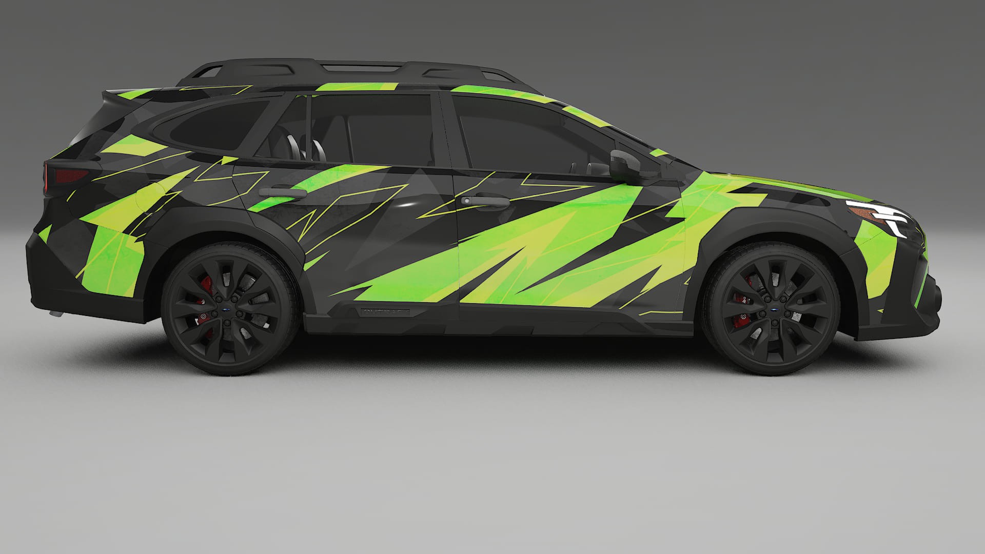 Subaru Outback VI BS facelift LCI NINJA TURTLES Designed Wrap PPF Kit – Printable Polyurethane Film