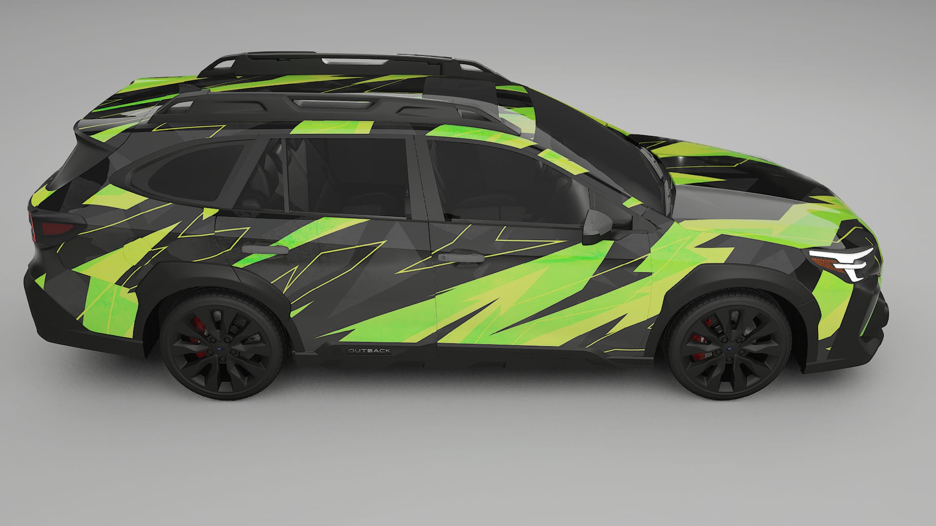 Subaru Outback VI BS facelift LCI NINJA TURTLES Designed Wrap PPF Kit – Printable Polyurethane Film