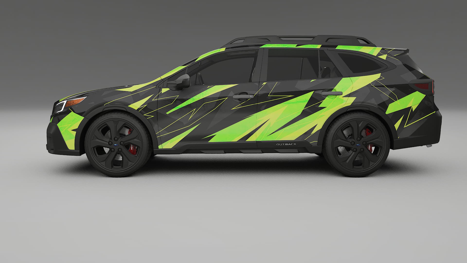 Subaru Outback VI BS prefacelift pre-LCI NINJA TURTLES Designed Wrap PPF Kit – Printable Polyurethane Film