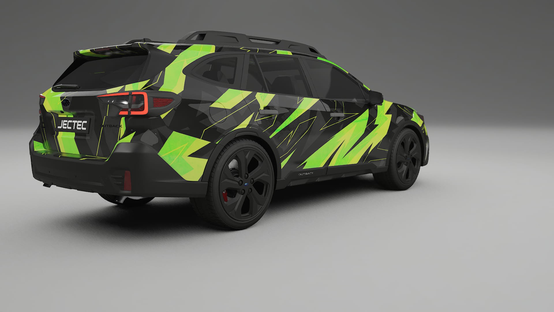 Subaru Outback VI BS prefacelift pre-LCI NINJA TURTLES – Design-Wrap PPF-Kit aus bedruckbarer Polyurethanfolie