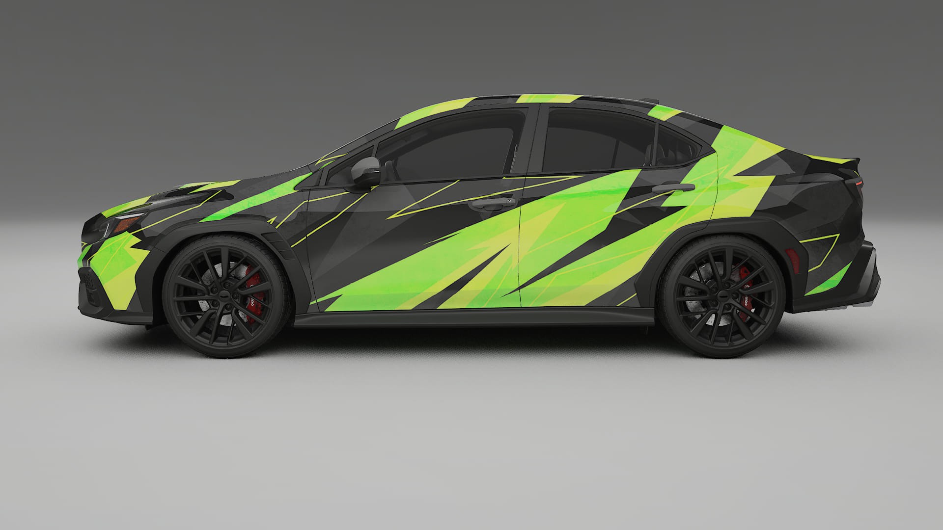 Subaru WRX VB NINJA TURTLES – Design-Wrap PPF-Kit aus bedruckbarer Polyurethanfolie