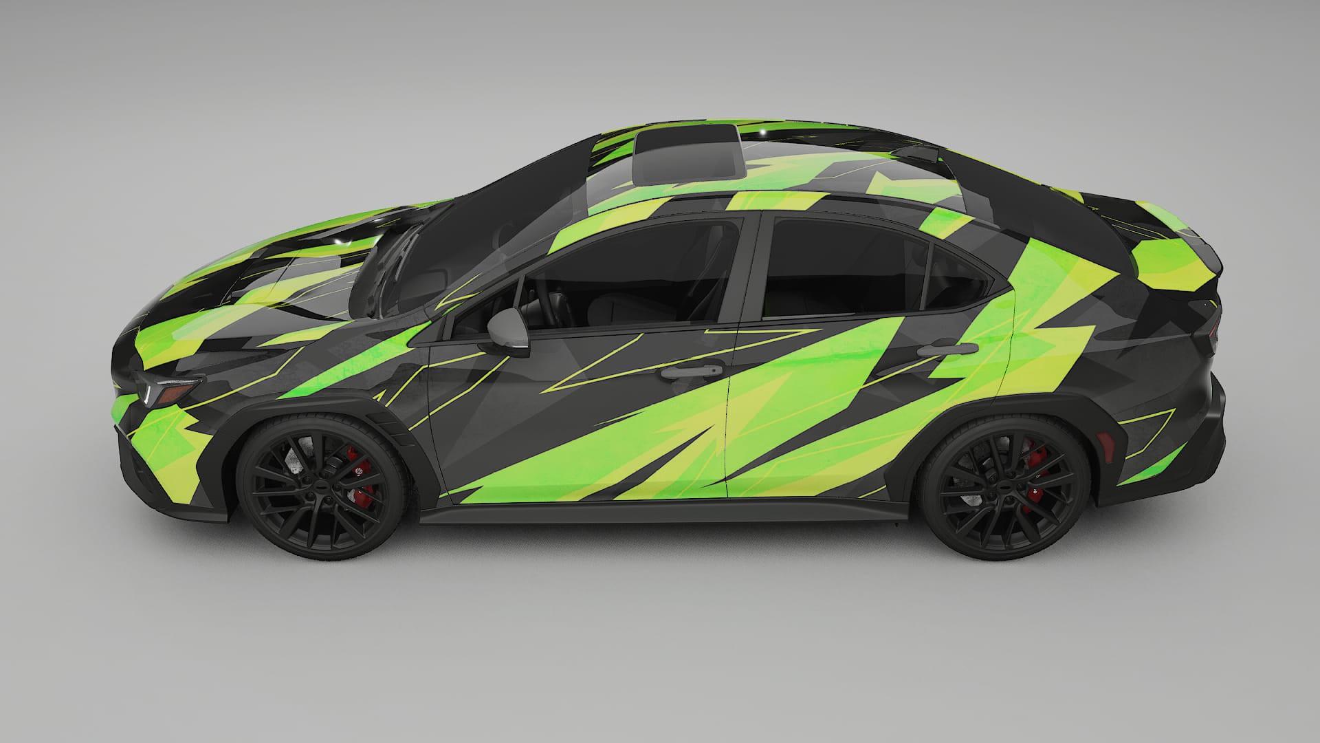 Subaru WRX VB NINJA TURTLES Designed Wrap PPF Kit – Printable Polyurethane Film
