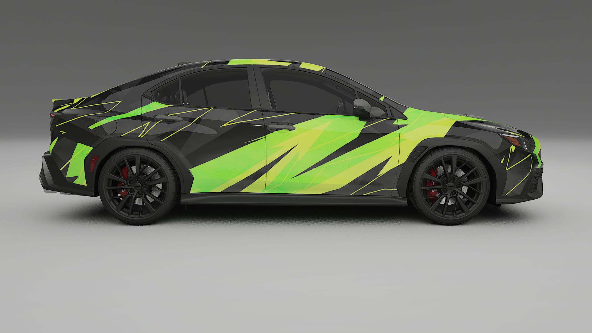 Subaru WRX VB NINJA TURTLES – Design-Wrap PPF-Kit aus bedruckbarer Polyurethanfolie