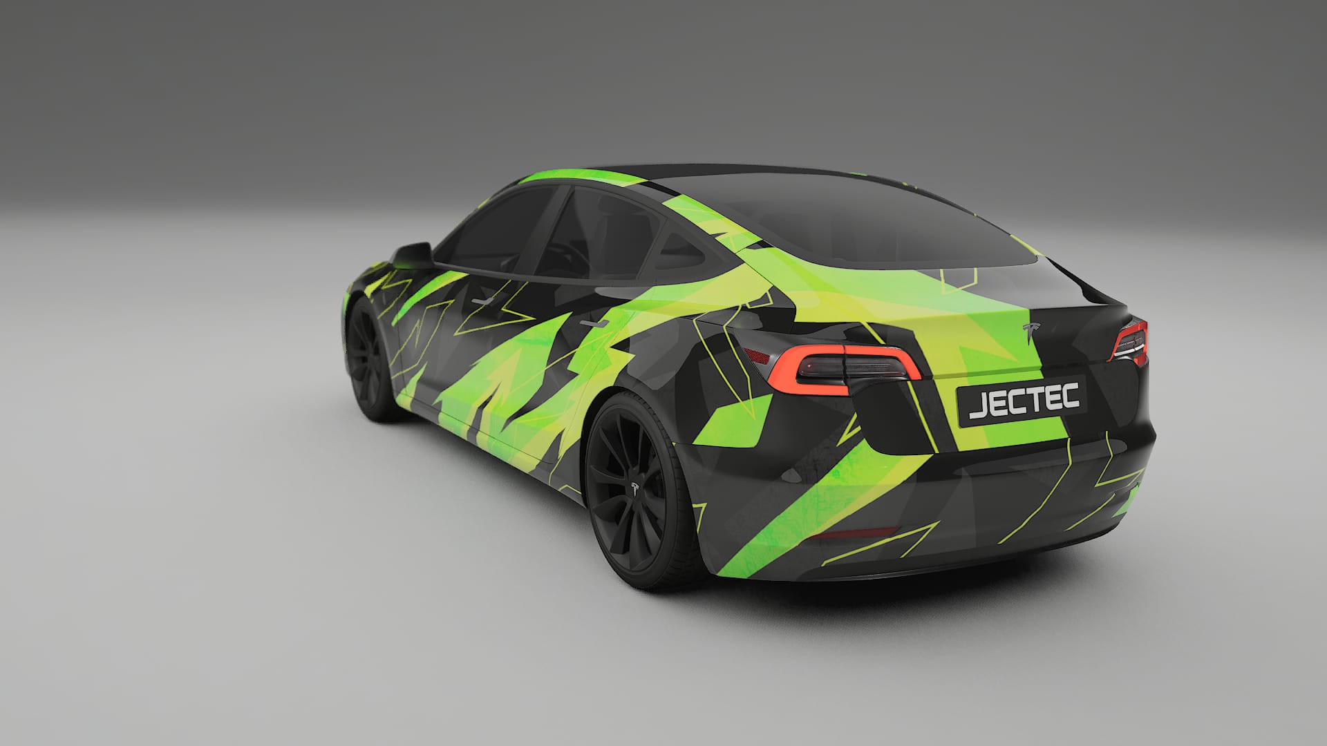 Tesla Model 3 NINJA TURTLES – Design-Wrap PPF-Kit aus bedruckbarer Polyurethanfolie