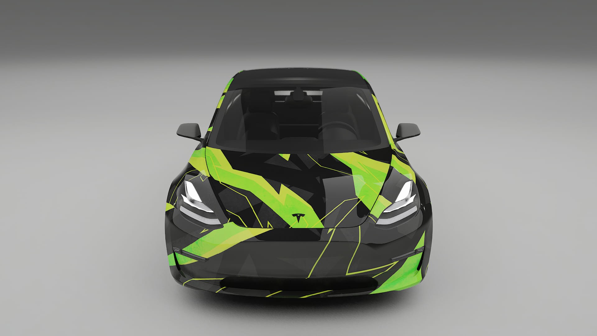 Tesla Model 3 NINJA TURTLES Designed Wrap PPF Kit – Printable Polyurethane Film