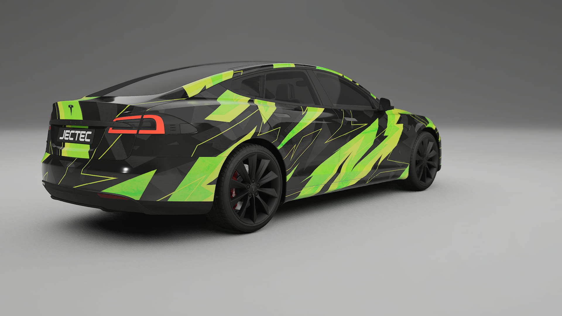Tesla Model-S NINJA TURTLES – Design-Wrap PPF-Kit aus bedruckbarer Polyurethanfolie