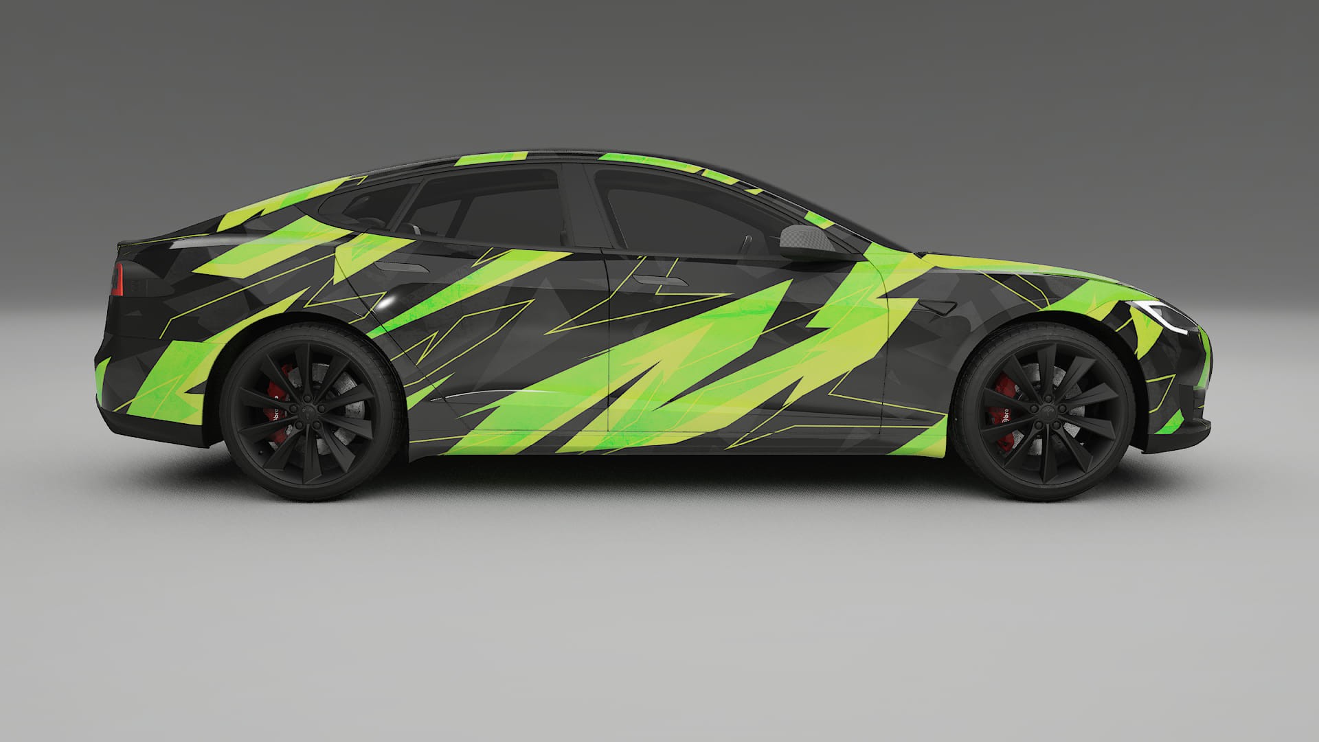Tesla Model-S NINJA TURTLES Designed Wrap PPF Kit – Printable Polyurethane Film
