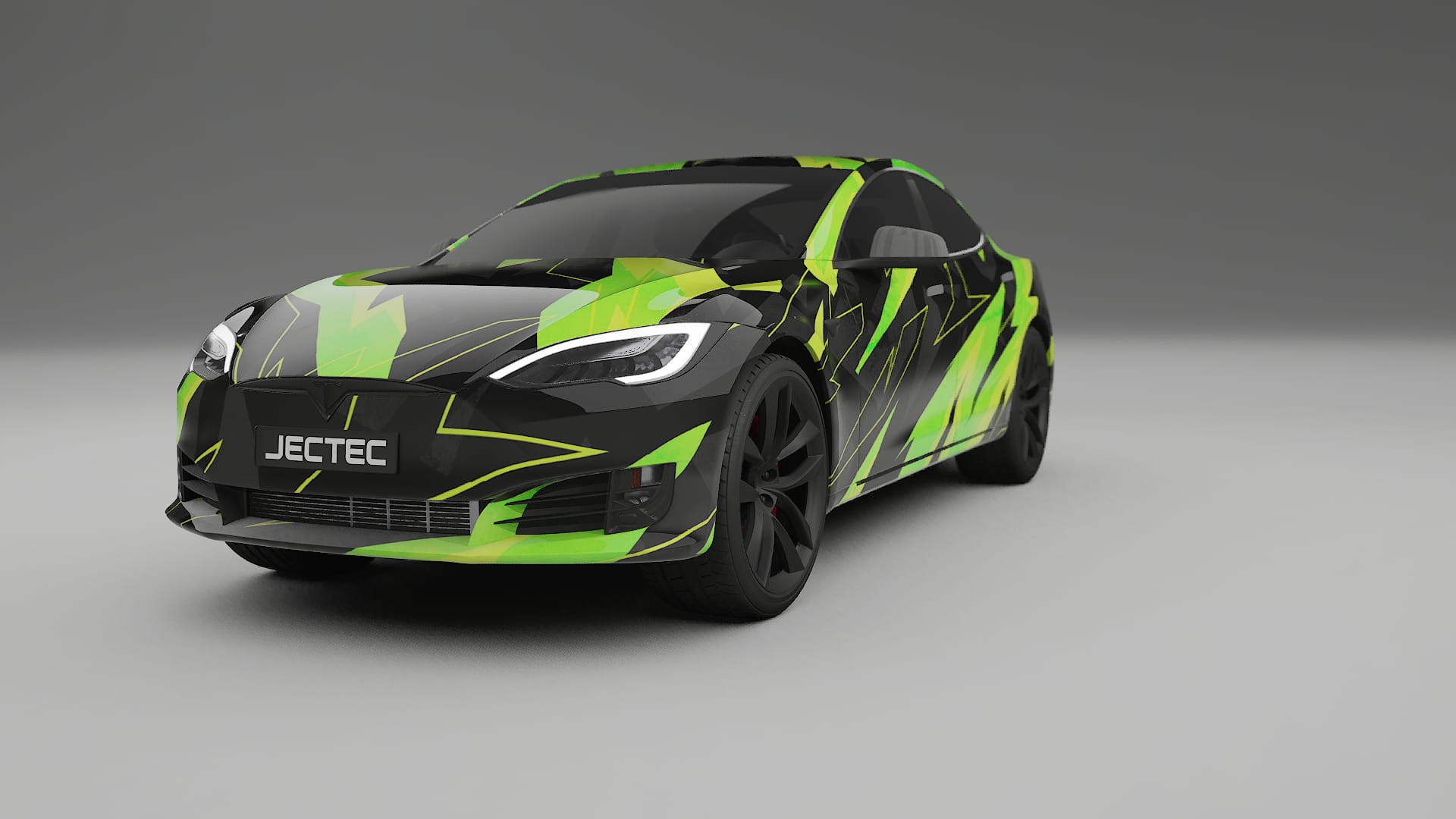 Tesla Model-S Refresh NINJA TURTLES Designed Wrap PPF Kit – Printable Polyurethane Film