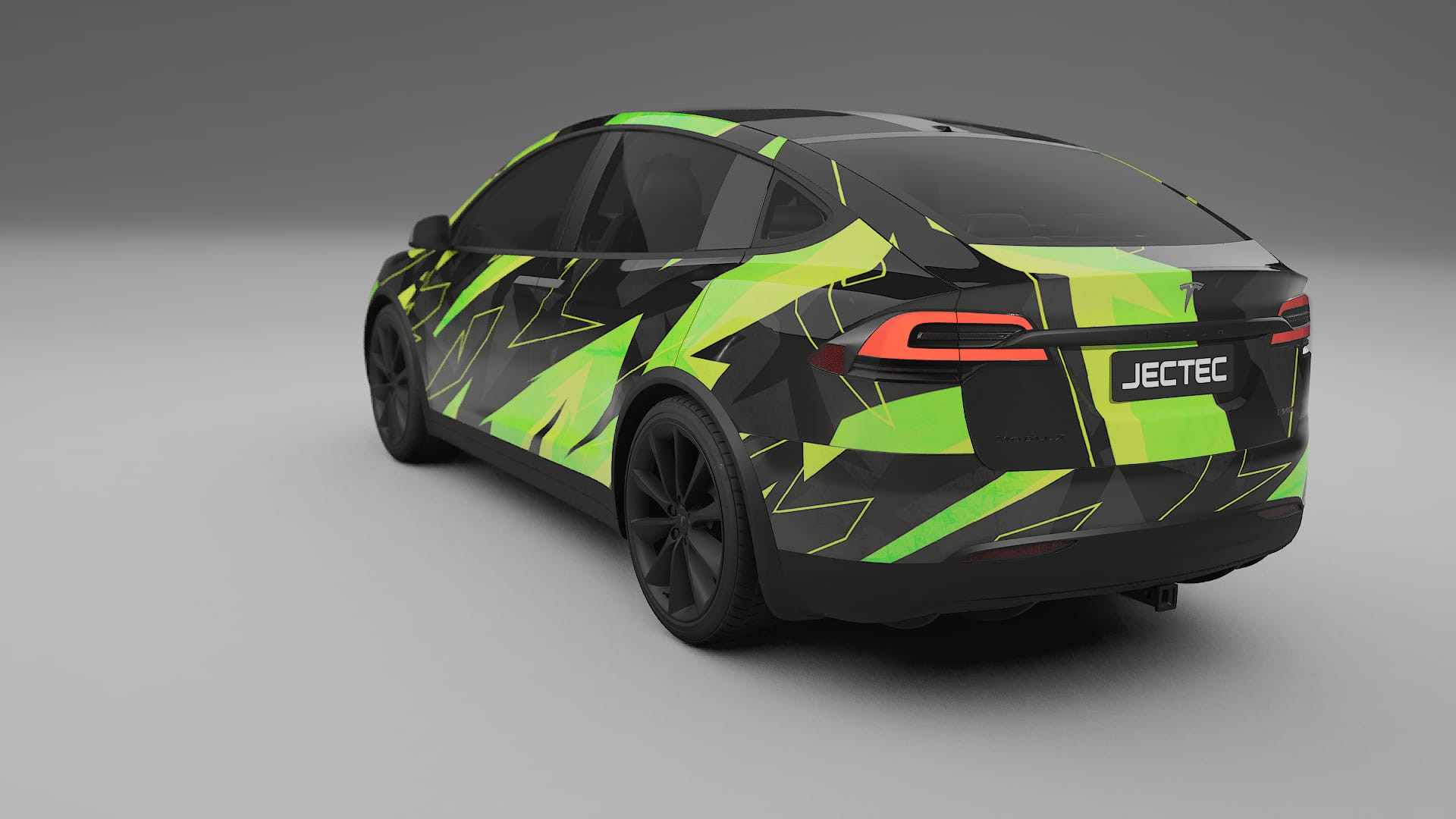 Tesla Model X NINJA TURTLES – Design-Wrap PPF-Kit aus bedruckbarer Polyurethanfolie
