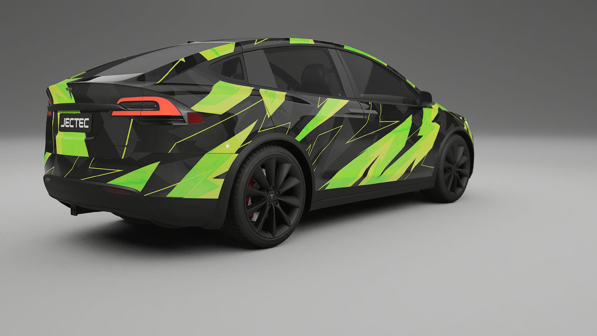 Tesla Model X NINJA TURTLES – Design-Wrap PPF-Kit aus bedruckbarer Polyurethanfolie