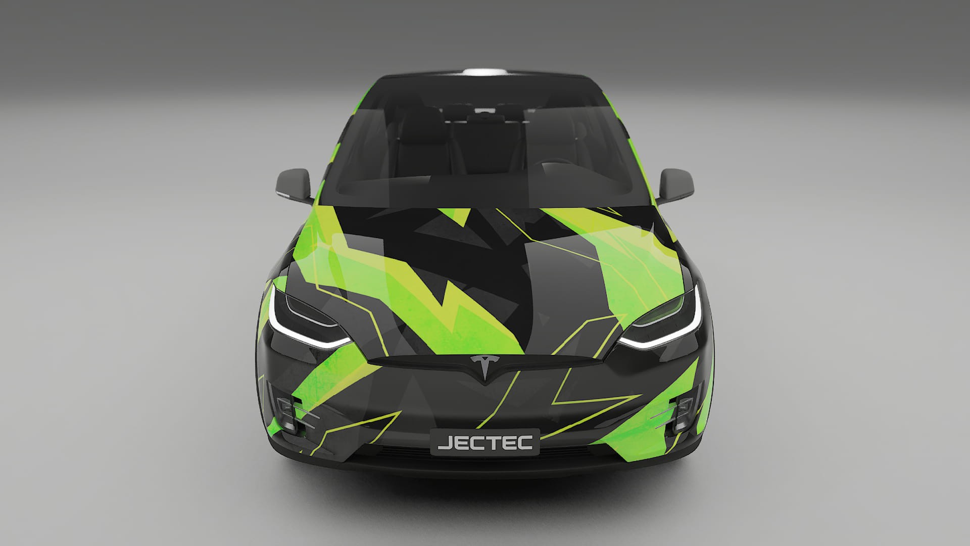 Tesla Model X NINJA TURTLES – Design-Wrap PPF-Kit aus bedruckbarer Polyurethanfolie