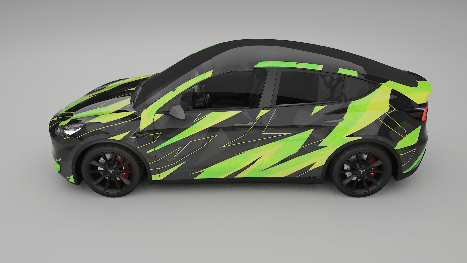 Tesla Model Y NINJA TURTLES Designed Wrap PPF Kit – Printable Polyurethane Film
