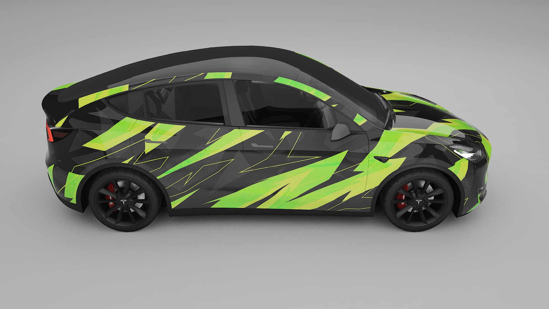 Tesla Model Y NINJA TURTLES Designed Wrap PPF Kit – Printable Polyurethane Film