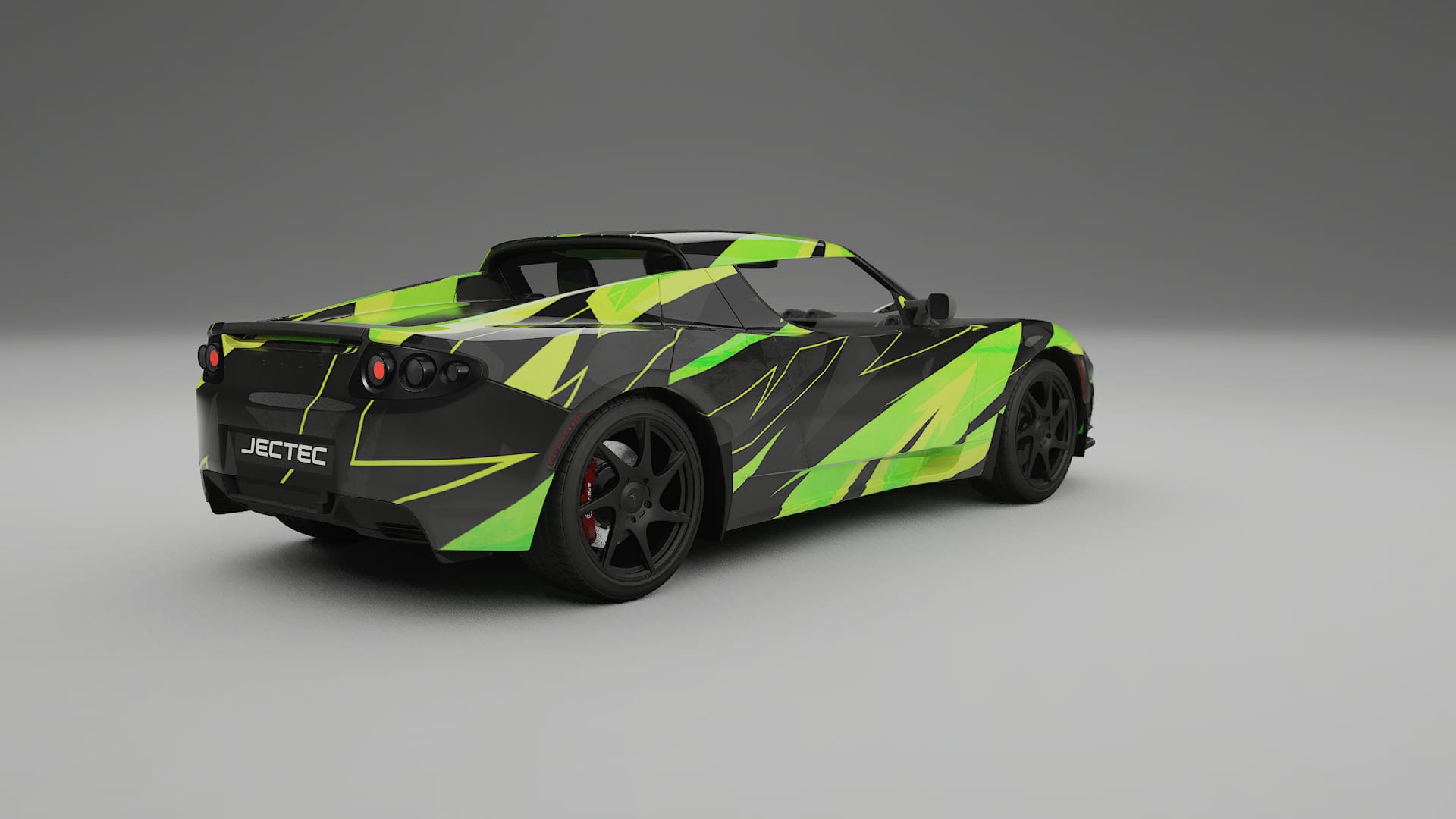 Tesla Roadster 2.5 NINJA TURTLES – Design-Wrap PPF-Kit aus bedruckbarer Polyurethanfolie