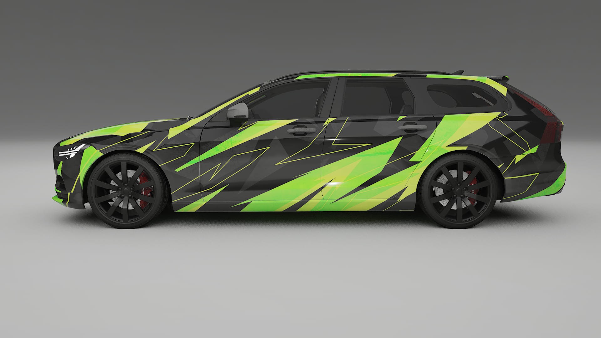 Volvo V90 P5 NINJA TURTLES Designed Wrap PPF Kit – Printable Polyurethane Film