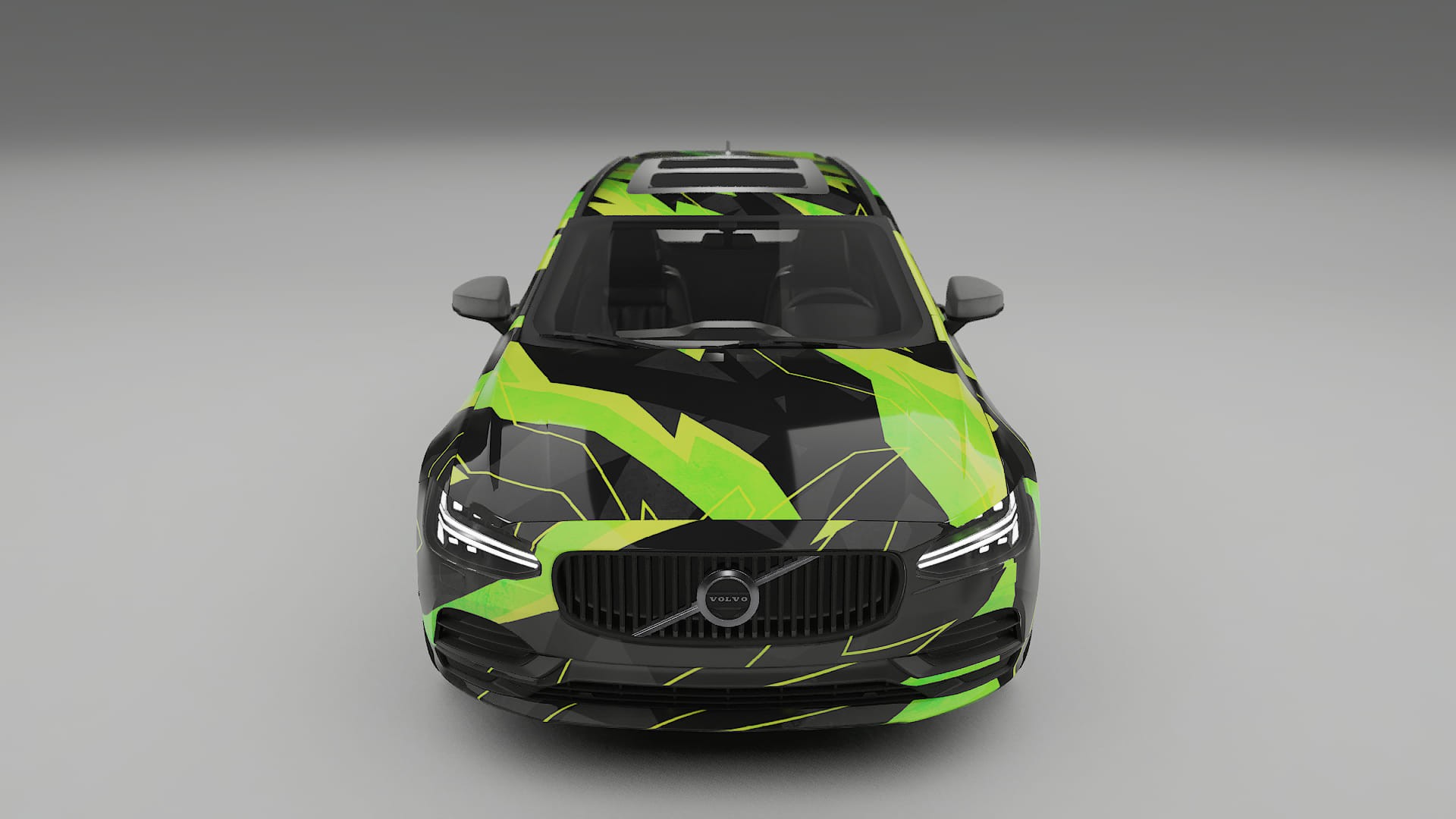 Volvo V90 P5 NINJA TURTLES – Design-Wrap PPF-Kit aus bedruckbarer Polyurethanfolie