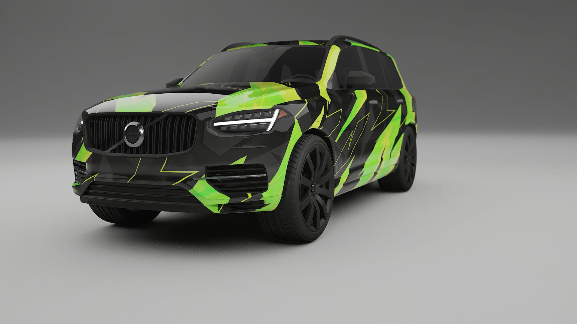Volvo XC90 SPA NINJA TURTLES – Design-Wrap PPF-Kit aus bedruckbarer Polyurethanfolie