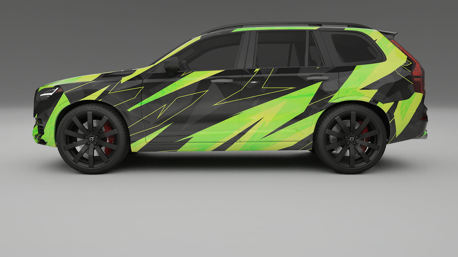 Volvo XC90 SPA NINJA TURTLES – Design-Wrap PPF-Kit aus bedruckbarer Polyurethanfolie