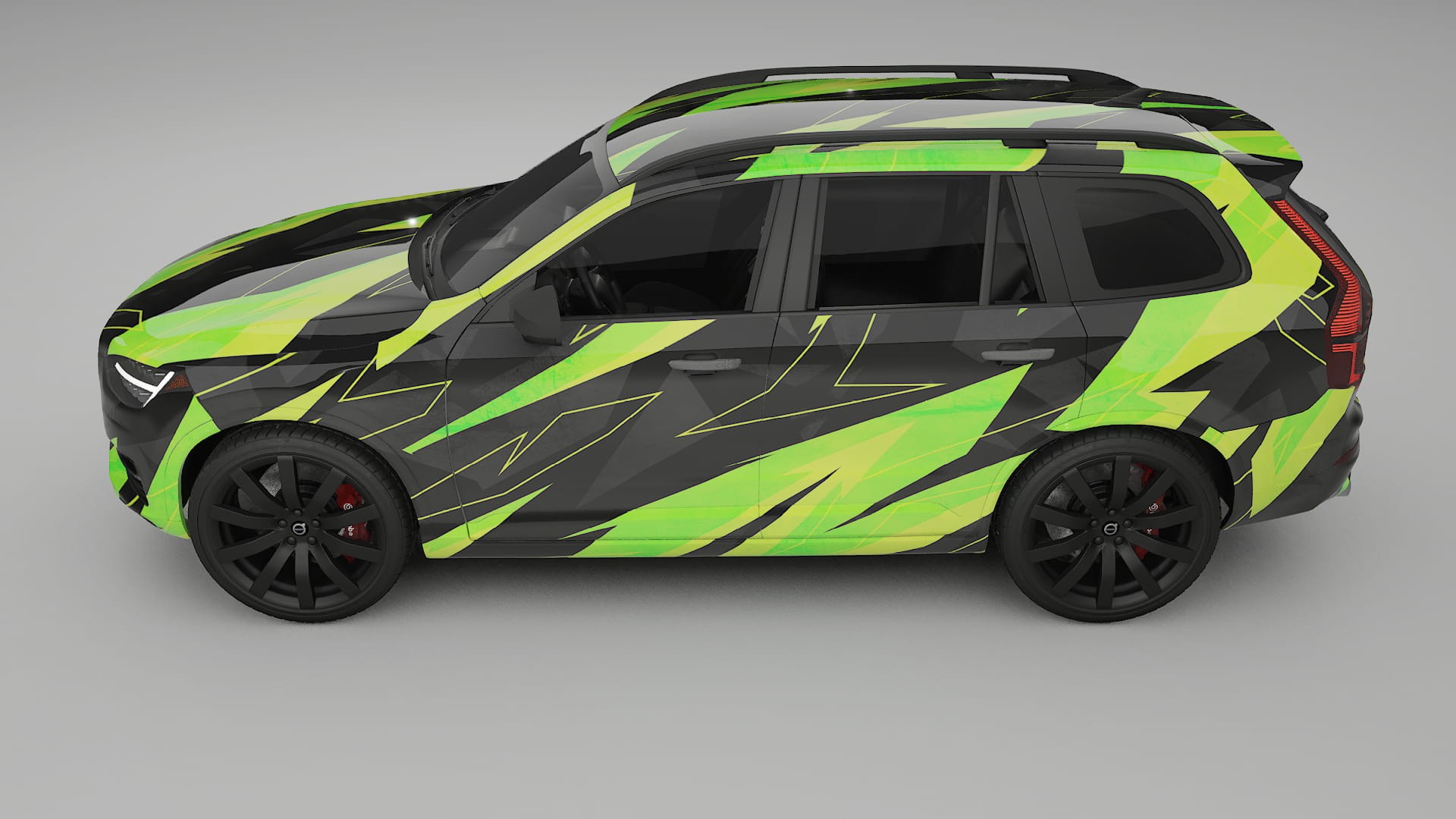 Volvo XC90 SPA NINJA TURTLES – Design-Wrap PPF-Kit aus bedruckbarer Polyurethanfolie