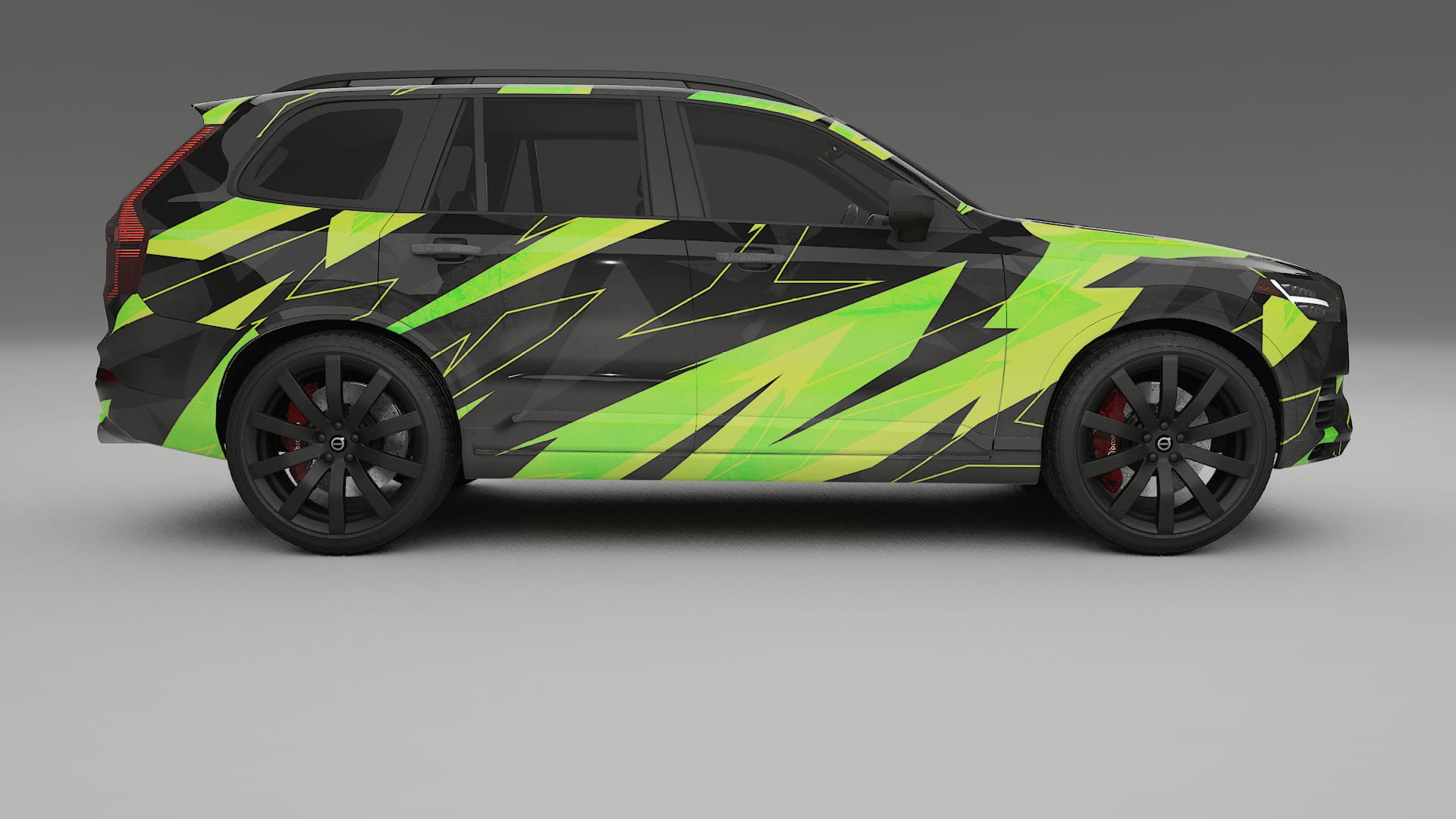 Volvo XC90 SPA NINJA TURTLES Designed Wrap PPF Kit – Printable Polyurethane Film