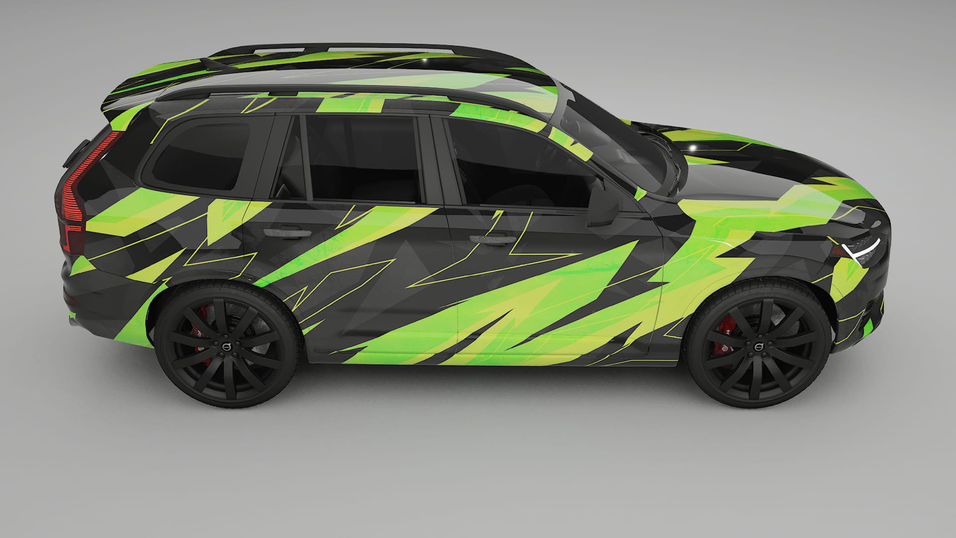 Volvo XC90 SPA NINJA TURTLES Designed Wrap PPF Kit – Printable Polyurethane Film