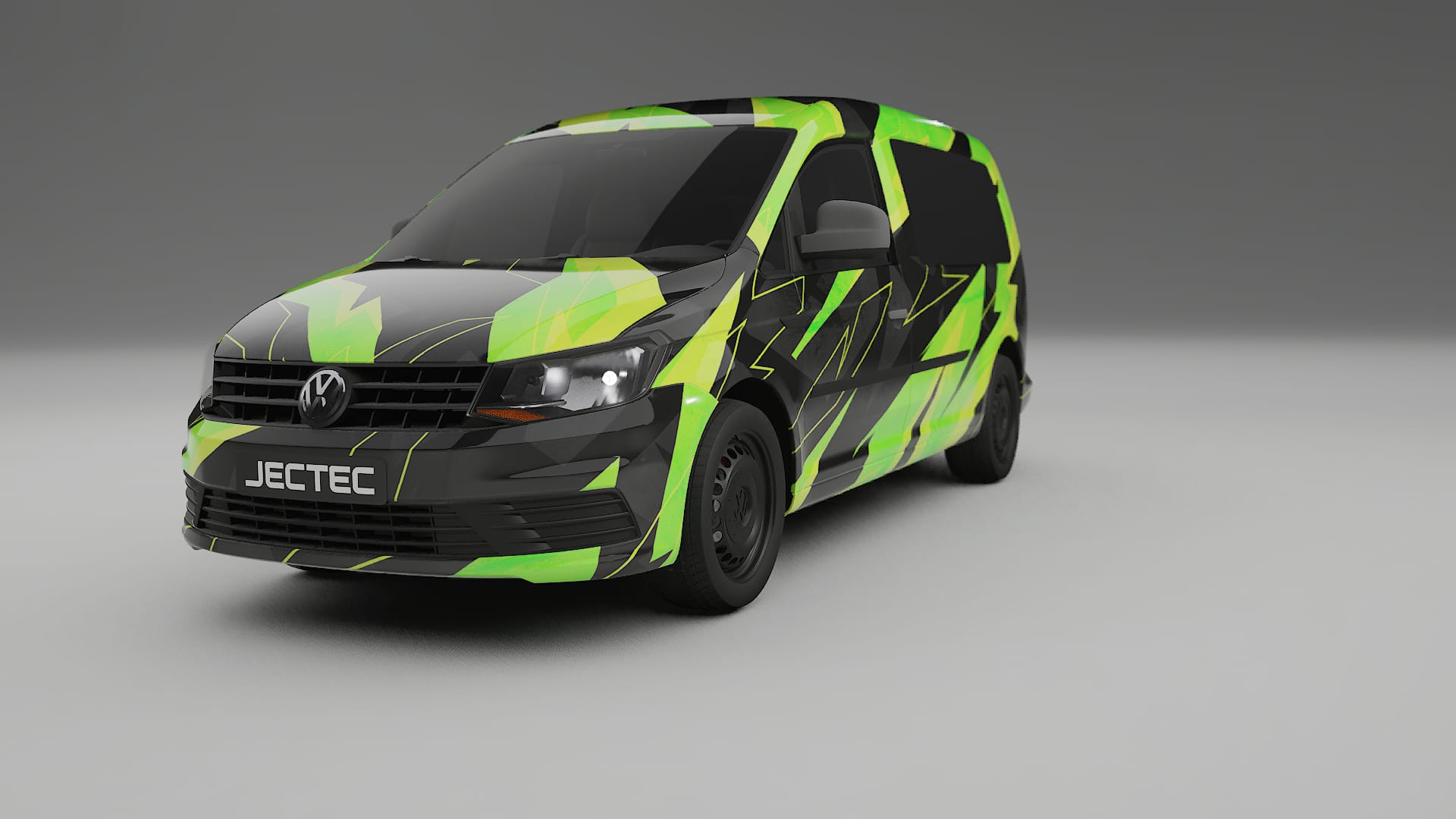 VW Caddy Maxi SB NINJA TURTLES – Design-Wrap PPF-Kit aus bedruckbarer Polyurethanfolie