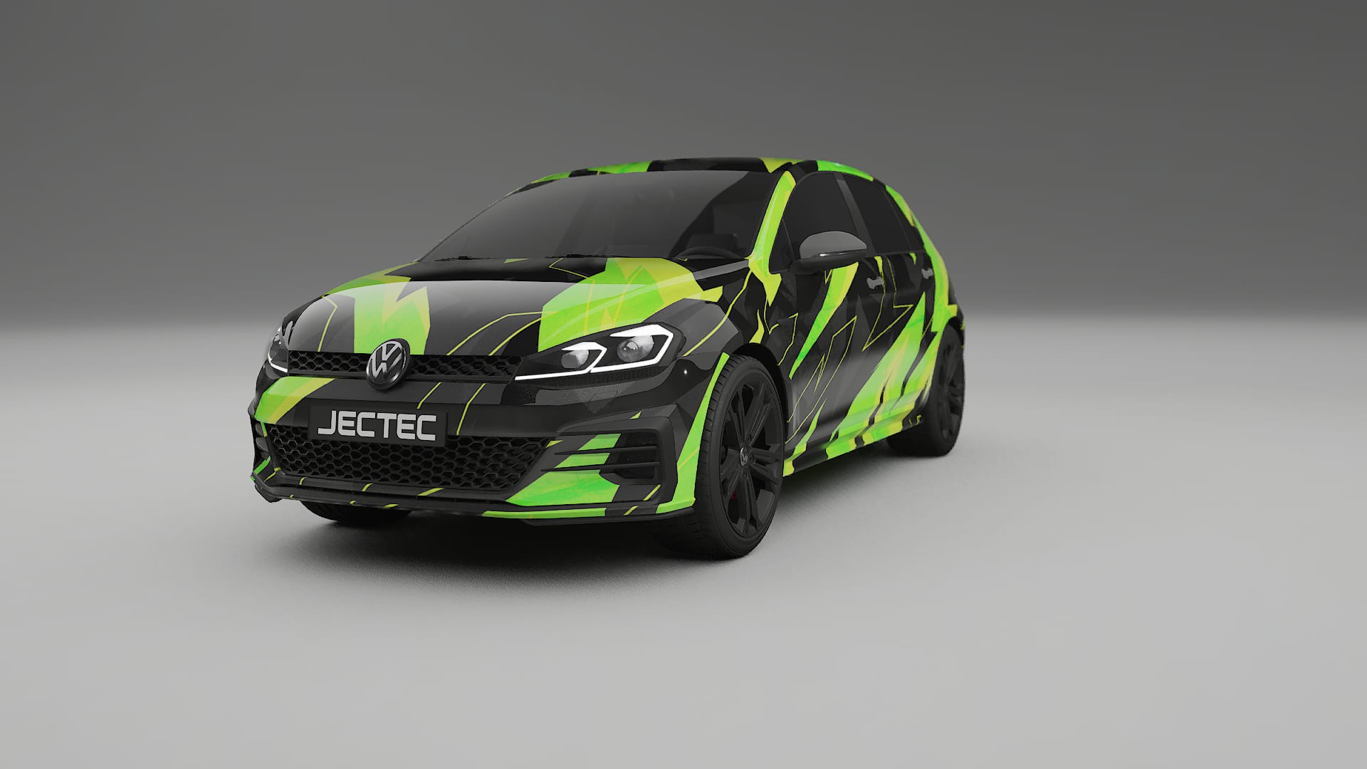 VW Golf Mk7 NINJA TURTLES Designed Wrap PPF Kit – Printable Polyurethane Film