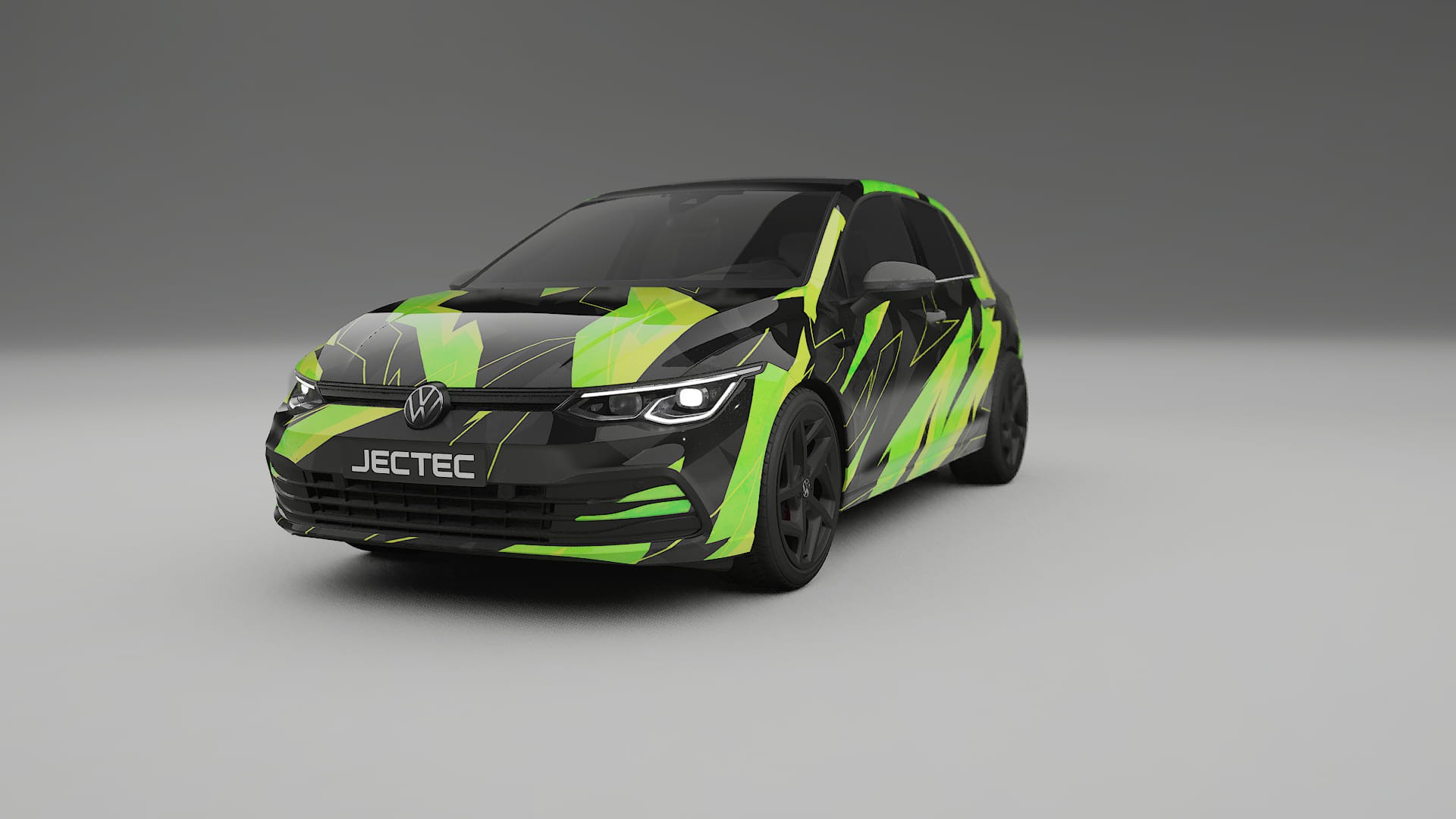 VW Golf Mk8 NINJA TURTLES Designed Wrap PPF Kit – Printable Polyurethane Film